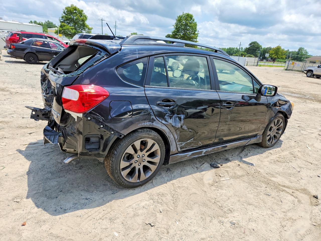 2012 Subaru Impreza Sport Limited Black vin: JF1GPAR64CH243653