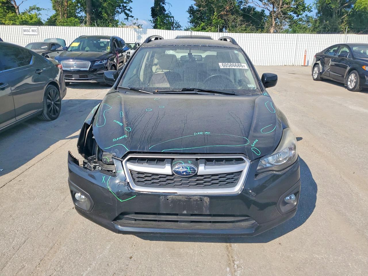 2012 Subaru Impreza Sport Limited Черный vin: JF1GPAR64CH243863