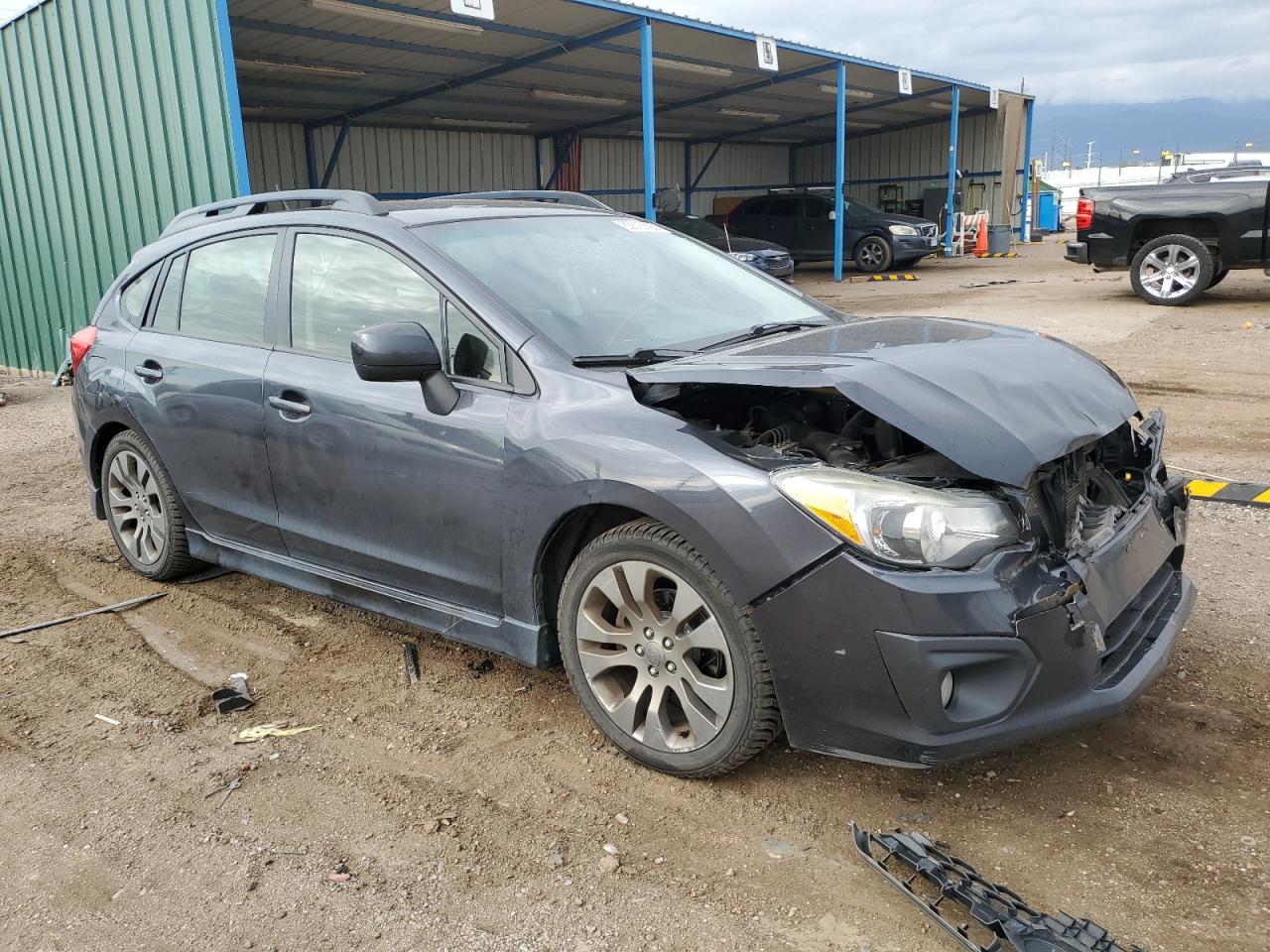 2012 Subaru Impreza Sport Limited Gray vin: JF1GPAR64CH245127