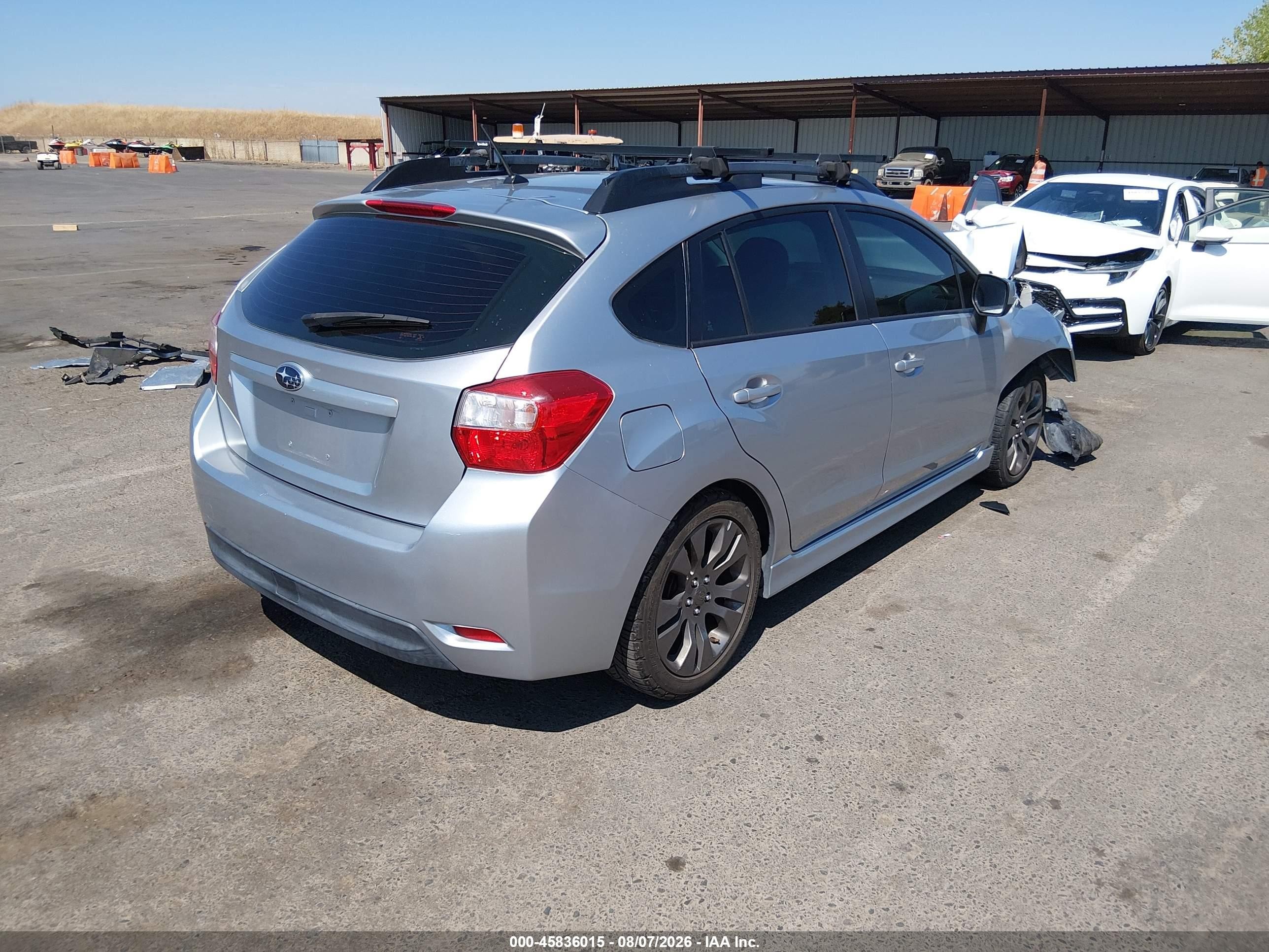 2012 Subaru Impreza 2.0i Sport Limited Silver vin: JF1GPAR66CH219354