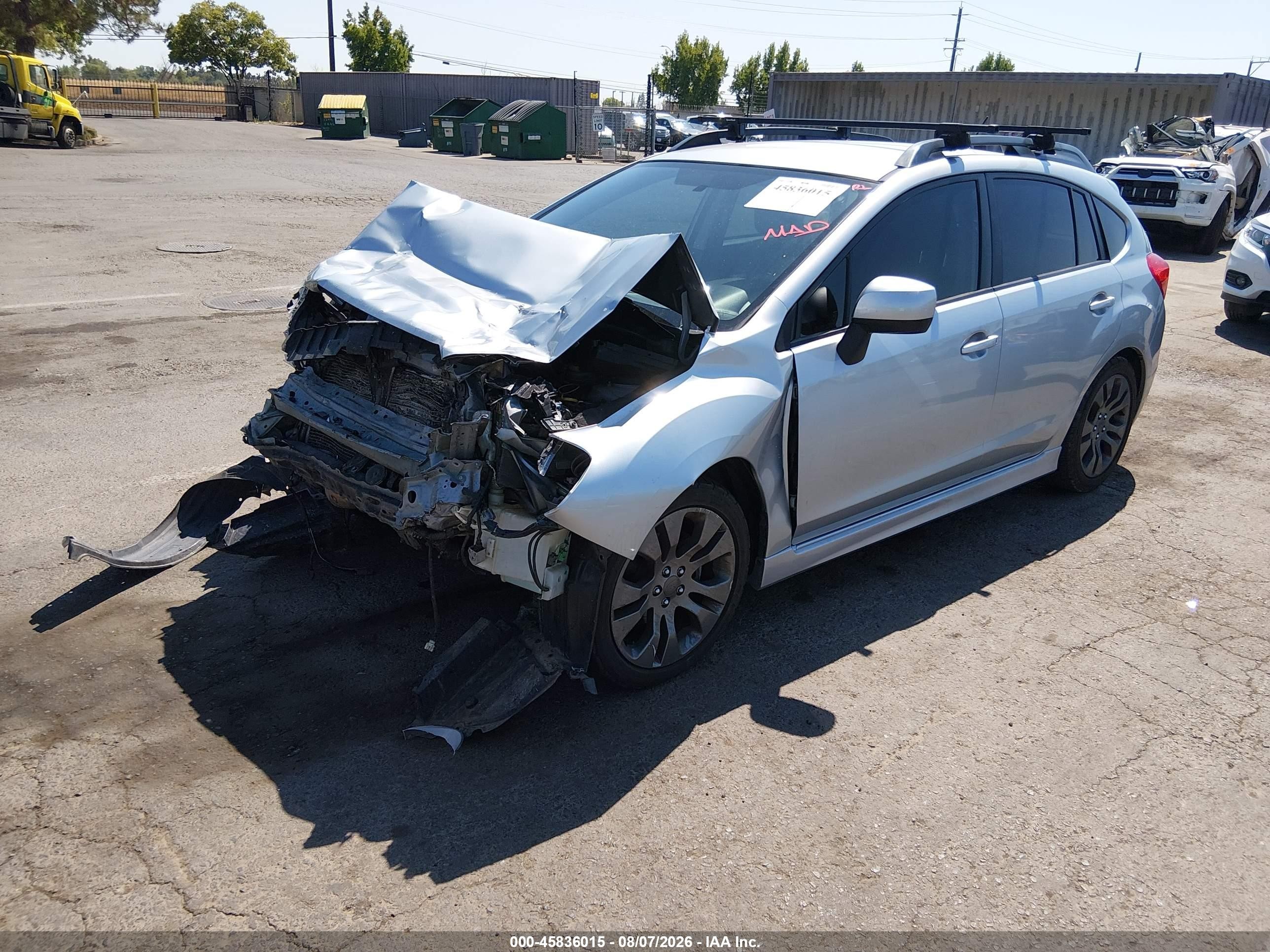 2012 Subaru Impreza 2.0i Sport Limited Silver vin: JF1GPAR66CH219354