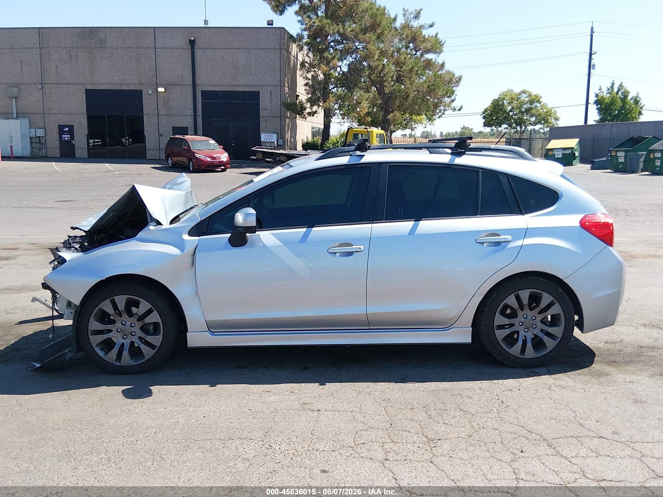 2012 Subaru Impreza 2.0i Sport Limited Silver vin: JF1GPAR66CH219354