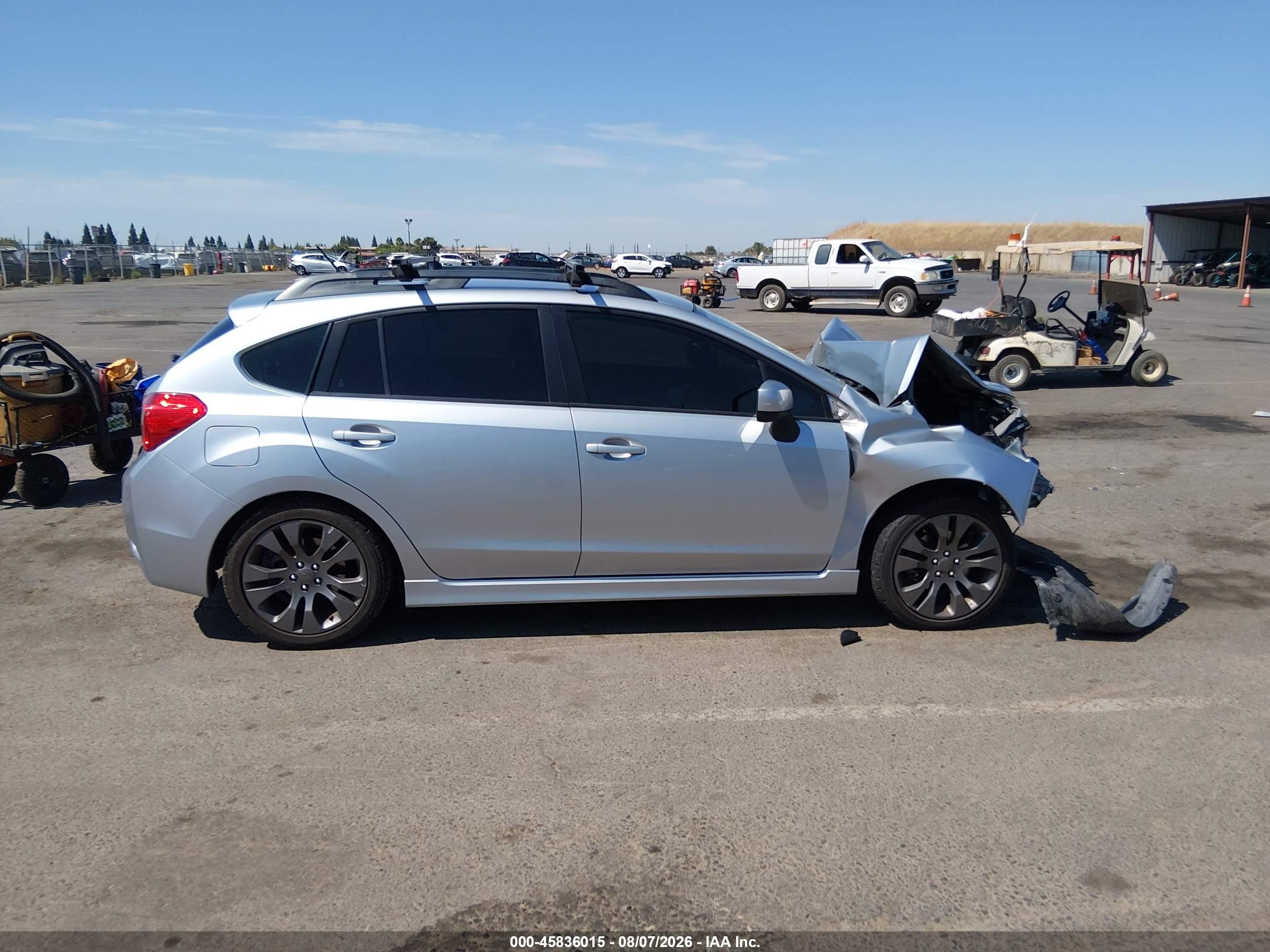 2012 Subaru Impreza 2.0i Sport Limited Silver vin: JF1GPAR66CH219354