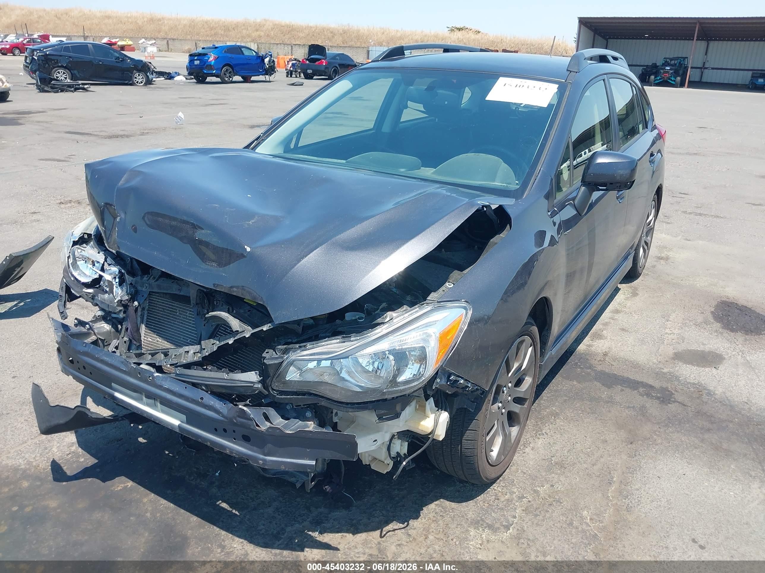 2013 Subaru Impreza 2.0i Sport Limited Gray vin: JF1GPAR66D2887045