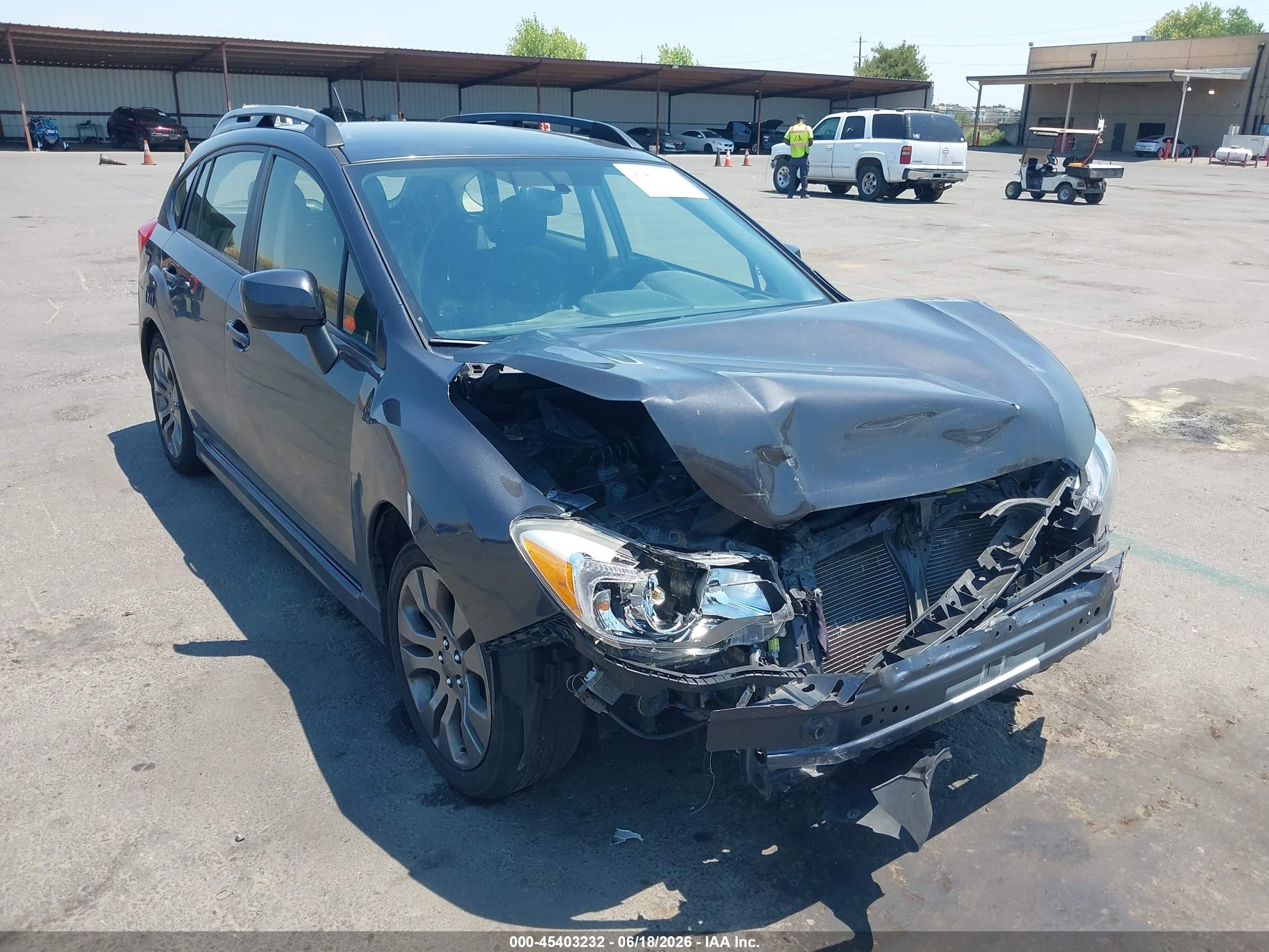 2013 Subaru Impreza 2.0i Sport Limited Gray vin: JF1GPAR66D2887045