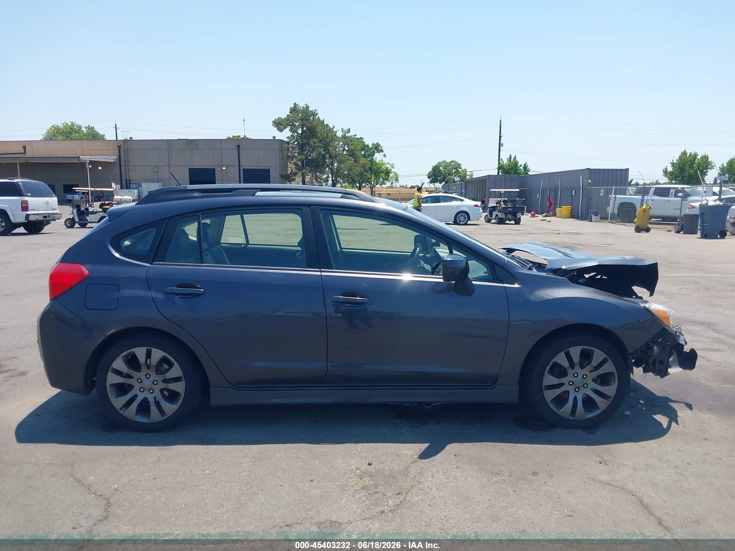 2013 Subaru Impreza 2.0i Sport Limited Gray vin: JF1GPAR66D2887045