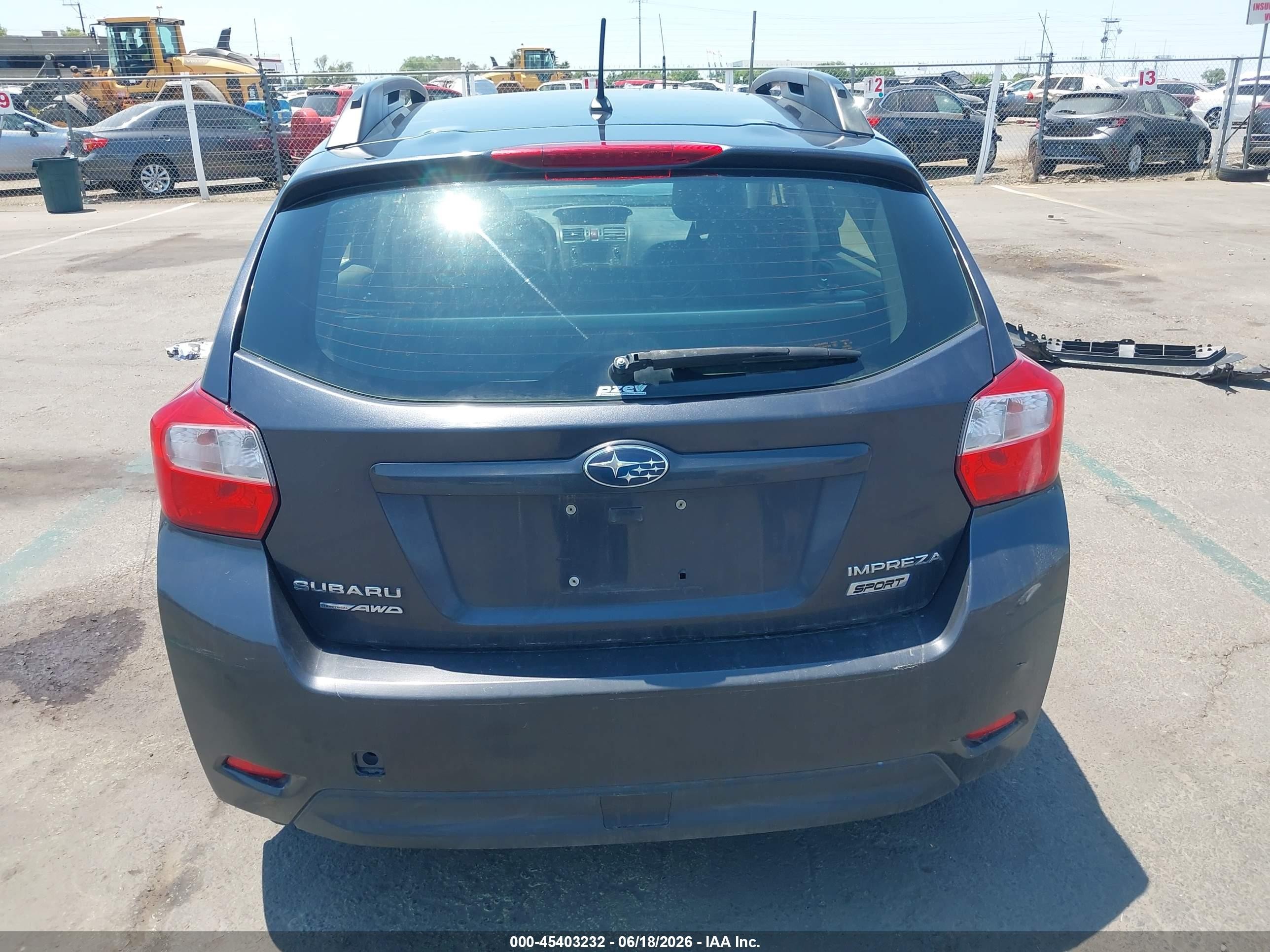 2013 Subaru Impreza 2.0i Sport Limited Gray vin: JF1GPAR66D2887045