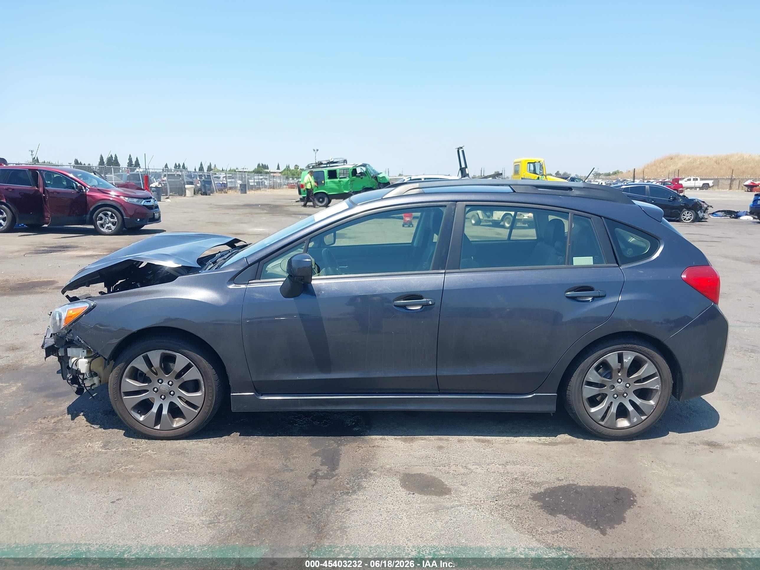 2013 Subaru Impreza 2.0i Sport Limited Gray vin: JF1GPAR66D2887045