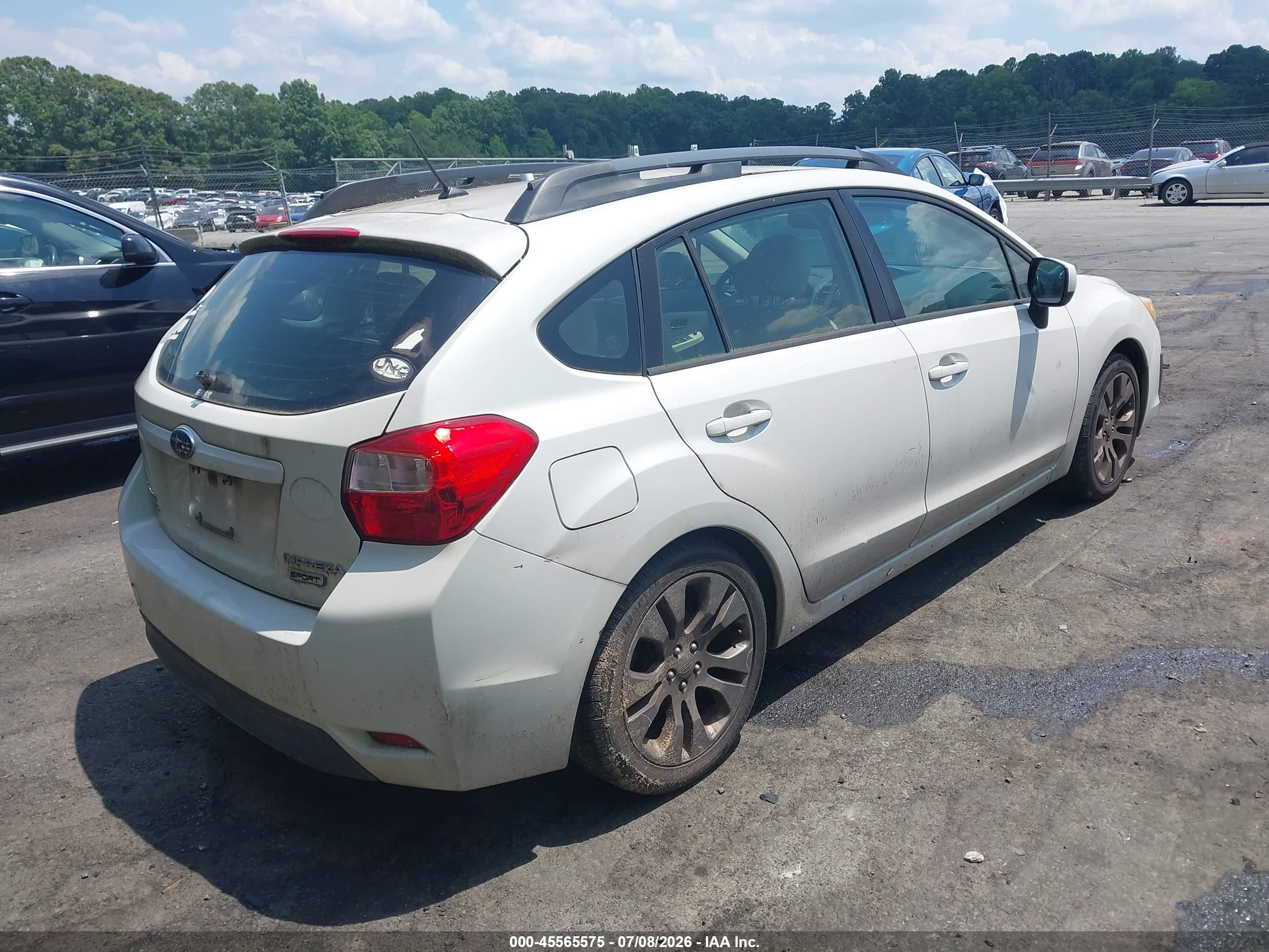 2014 Subaru Impreza 2.0i Sport Limited White vin: JF1GPAR66E8224900