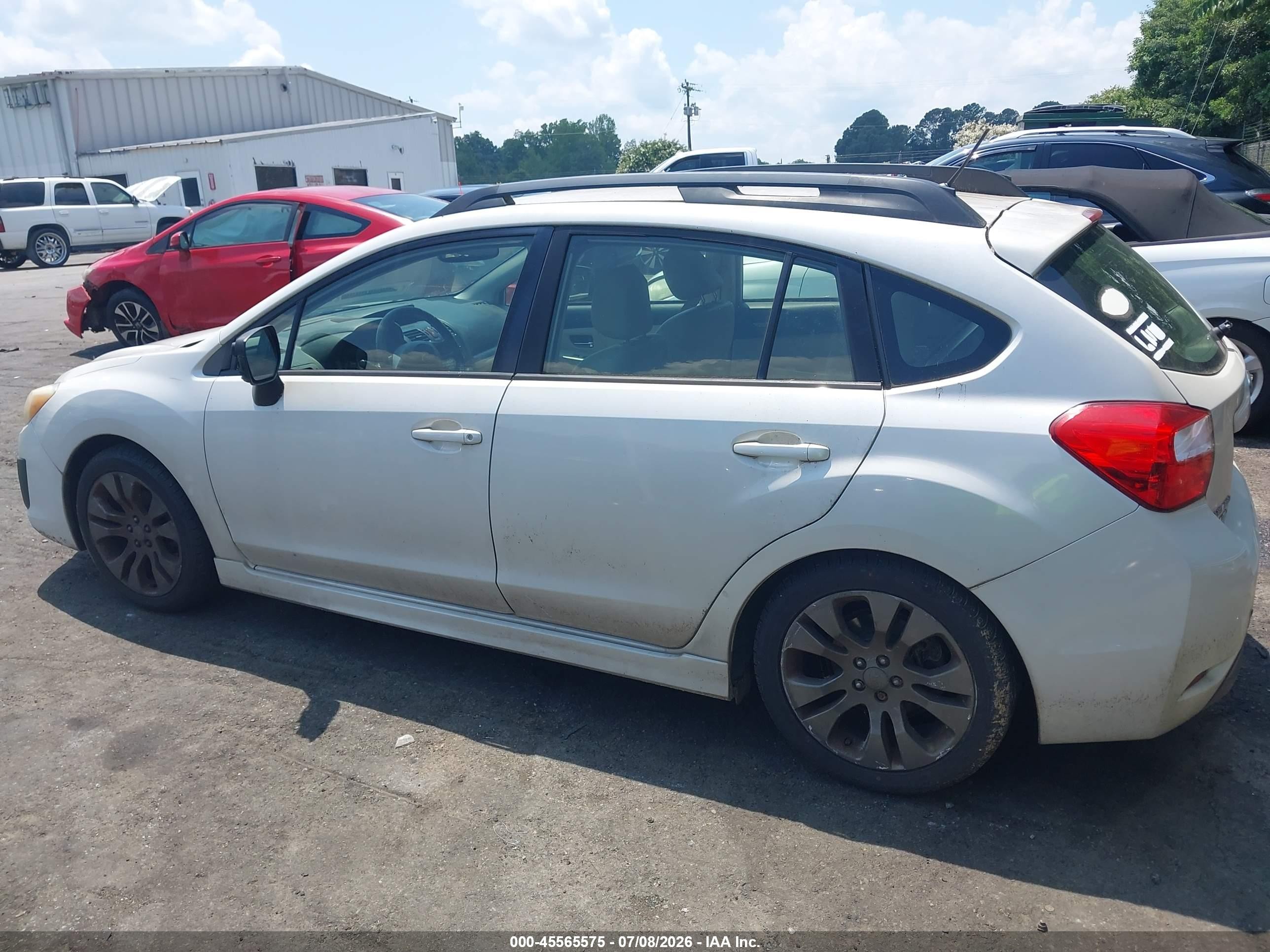 2014 Subaru Impreza 2.0i Sport Limited White vin: JF1GPAR66E8224900