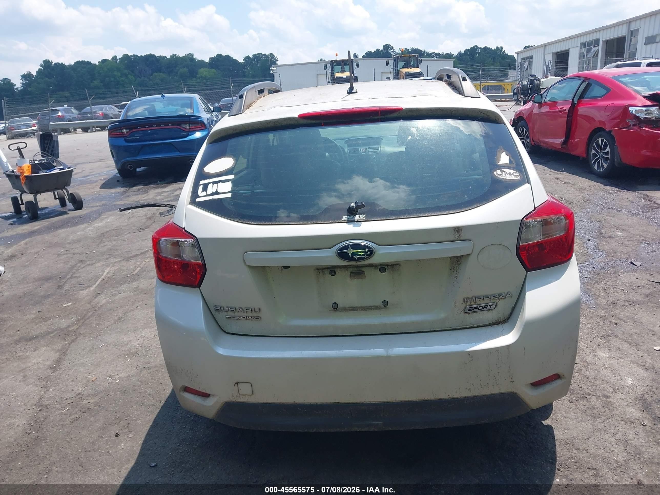 2014 Subaru Impreza 2.0i Sport Limited White vin: JF1GPAR66E8224900