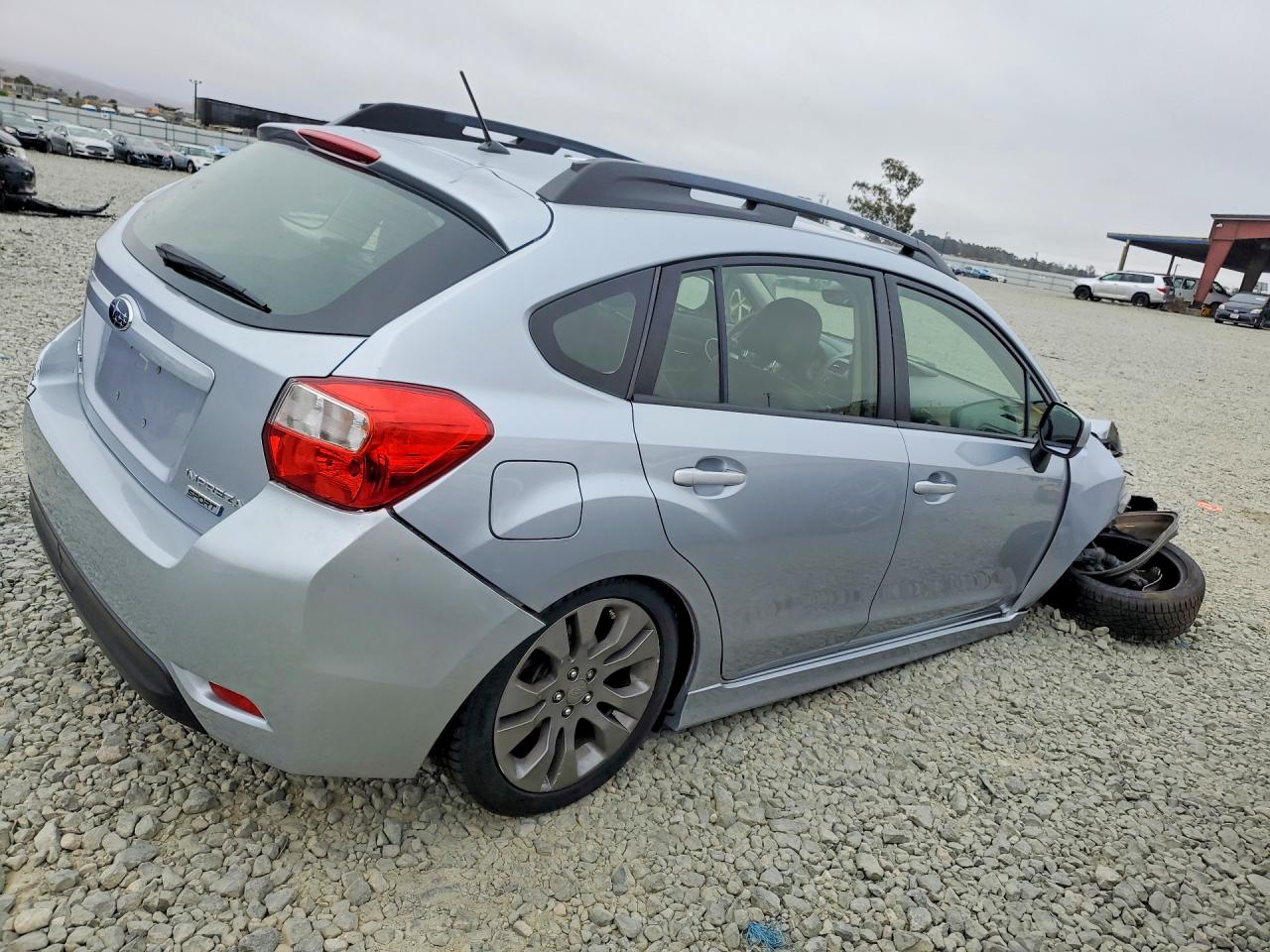 2014 Subaru Impreza Sport Limited Silver vin: JF1GPAR66E8245438