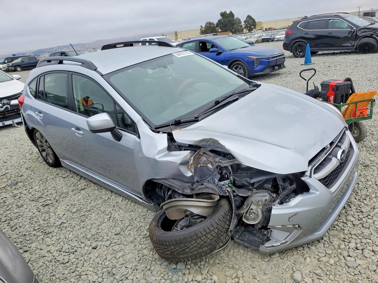 2014 Subaru Impreza Sport Limited Silver vin: JF1GPAR66E8245438