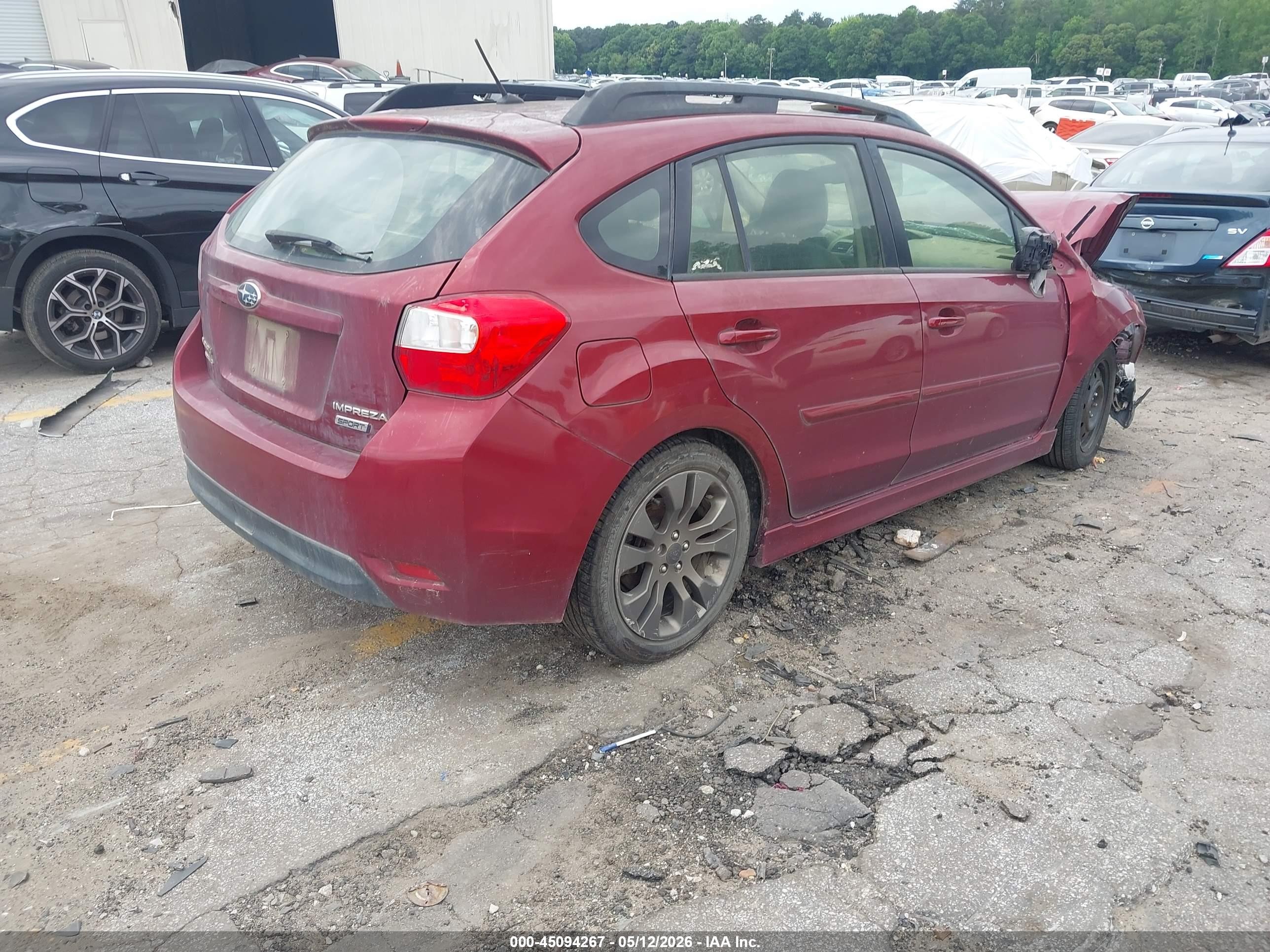 2014 Subaru Impreza 2.0i Sport Limited Red vin: JF1GPAR66E8324768