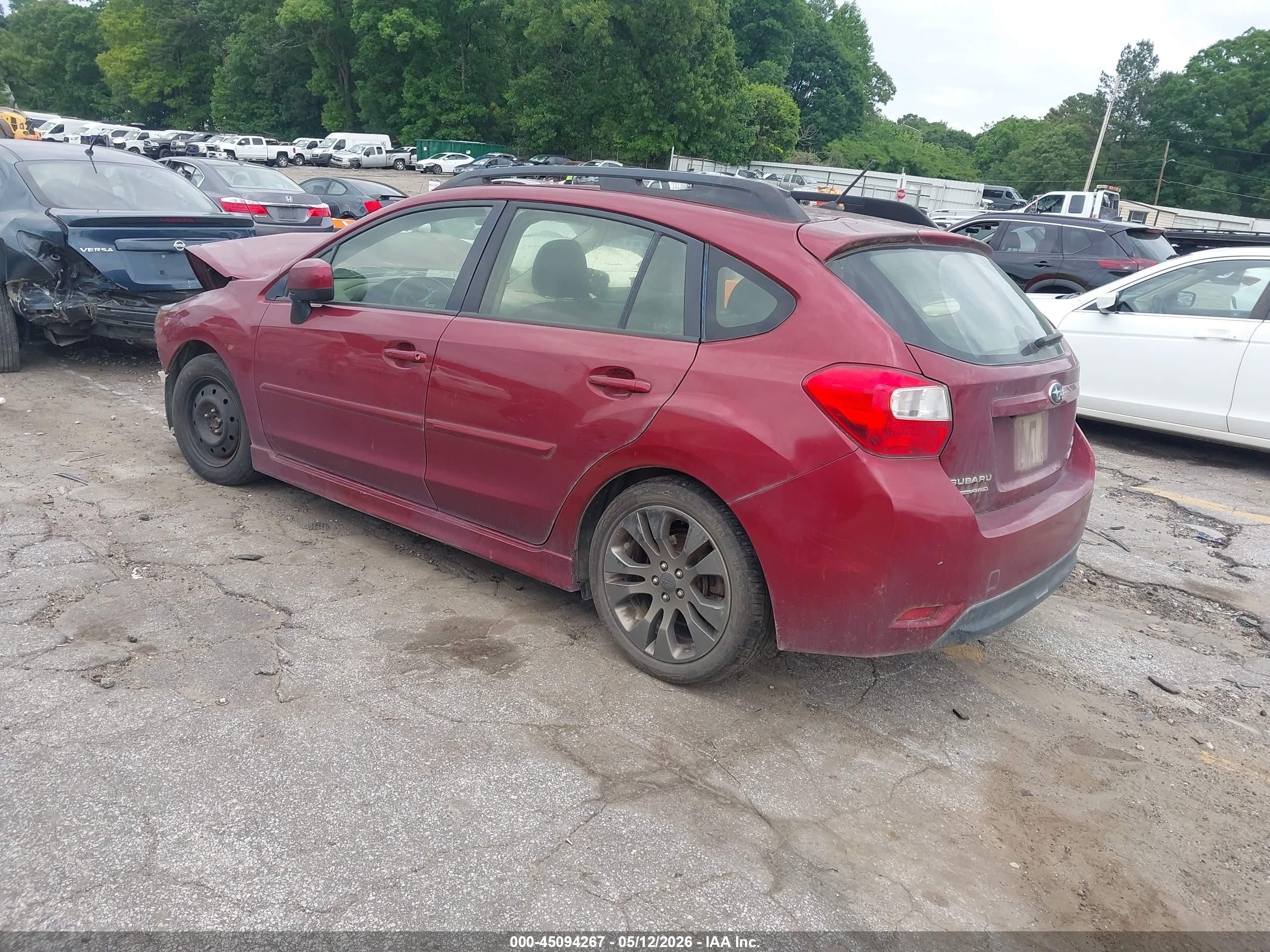 2014 Subaru Impreza 2.0i Sport Limited Red vin: JF1GPAR66E8324768
