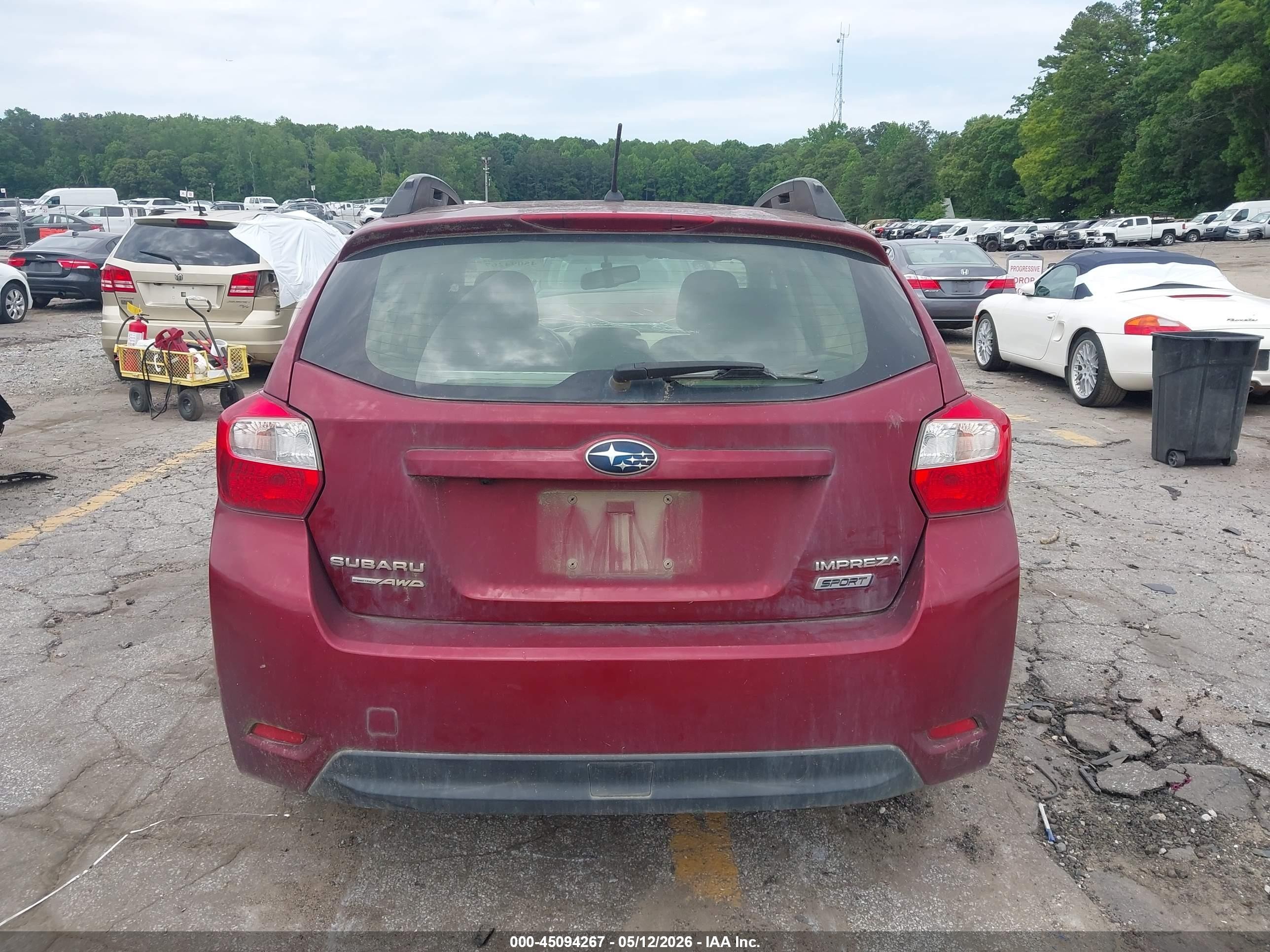 2014 Subaru Impreza 2.0i Sport Limited Red vin: JF1GPAR66E8324768