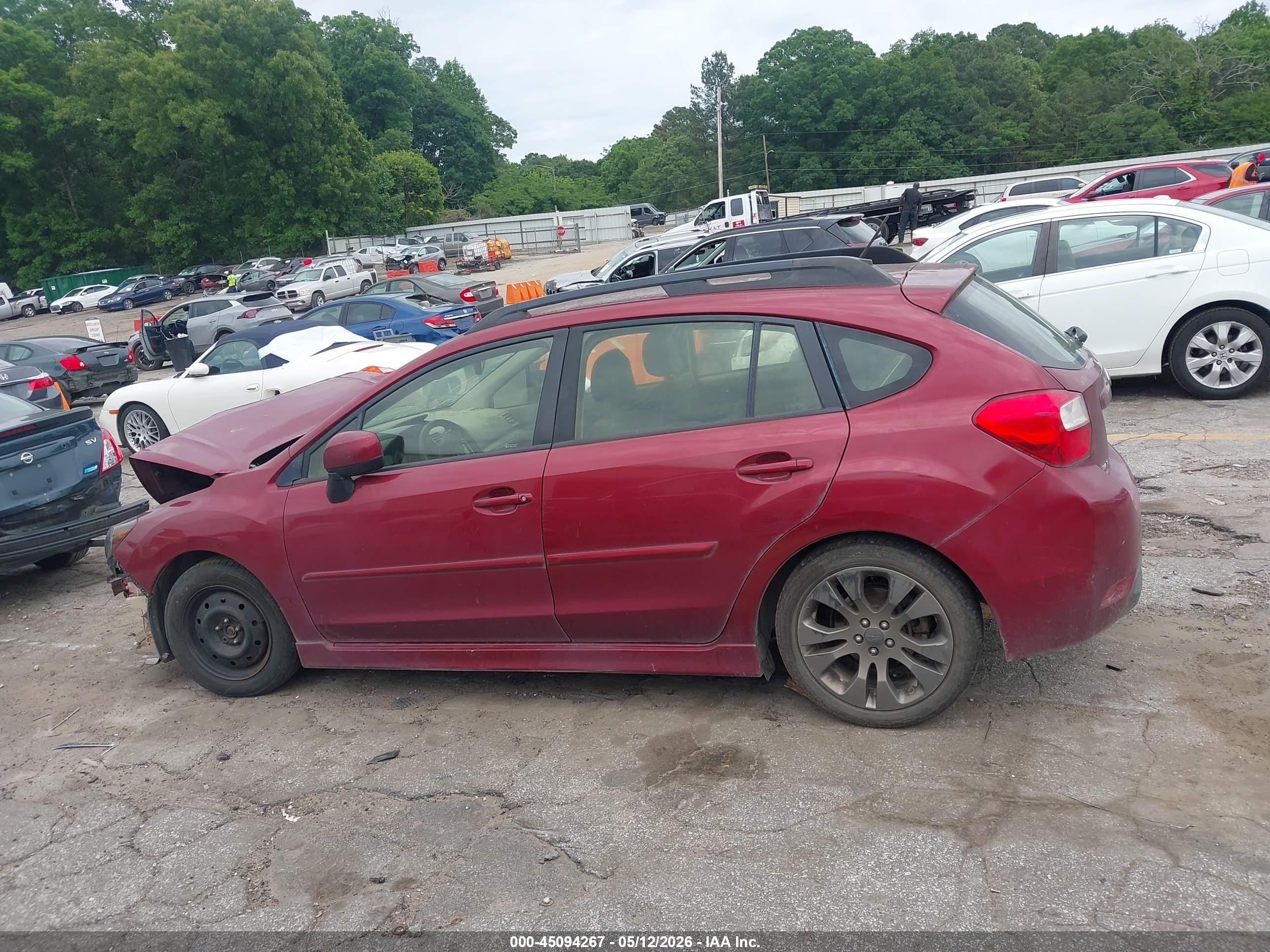 2014 Subaru Impreza 2.0i Sport Limited Red vin: JF1GPAR66E8324768