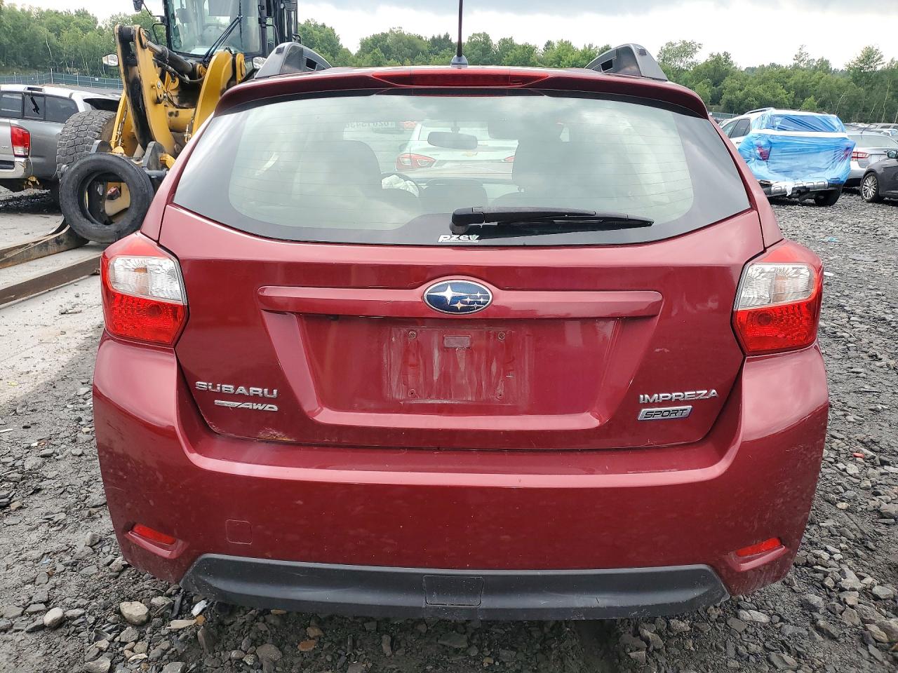2014 Subaru Impreza Sport Limited Maroon vin: JF1GPAR68E8243402
