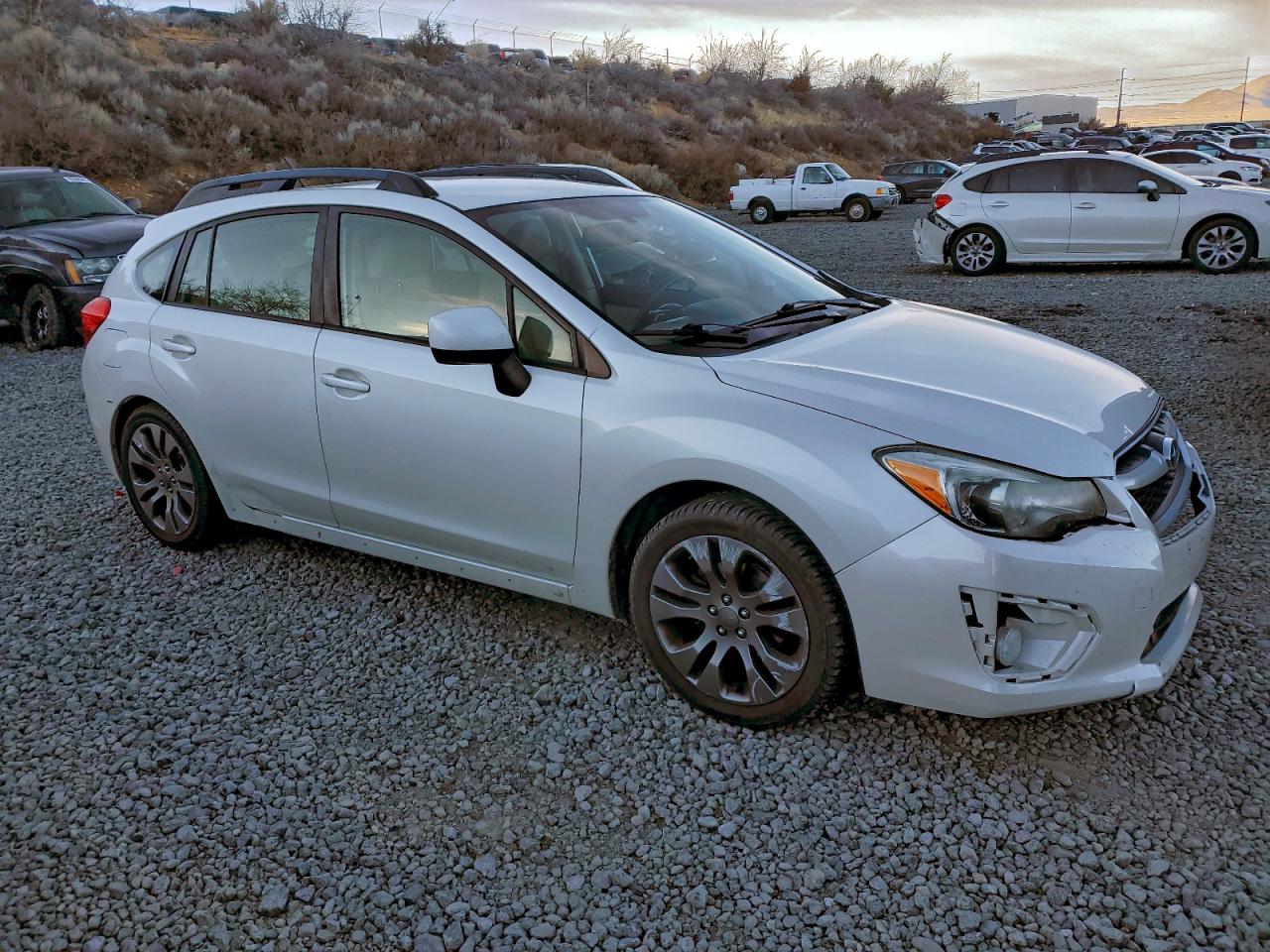 2014 Subaru Impreza Sport Limited White vin: JF1GPAR68E8246770