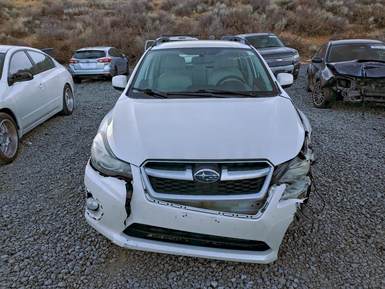 2014 Subaru Impreza Sport Limited White vin: JF1GPAR68E8246770