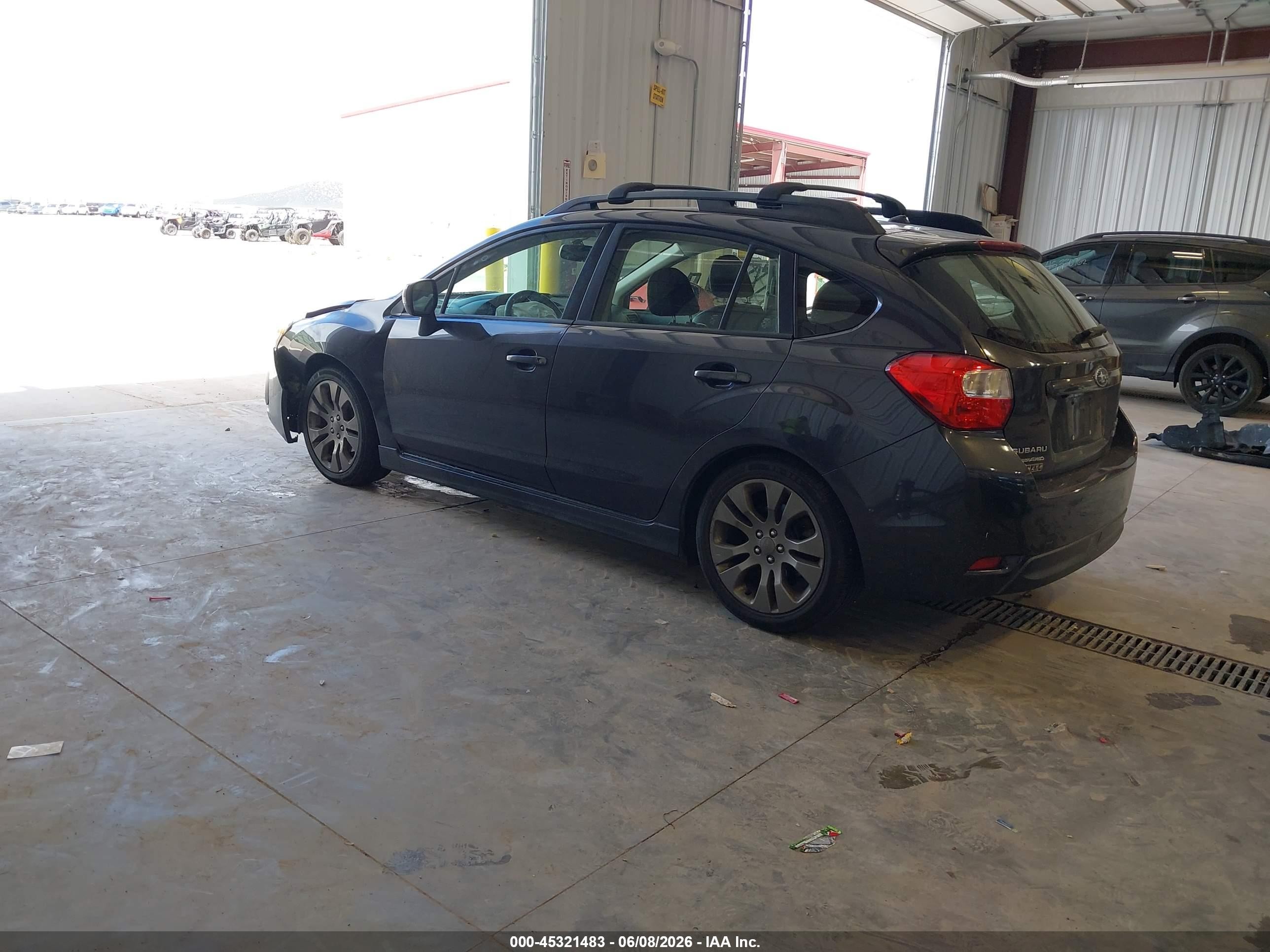 2014 Subaru Impreza 2.0i Sport Limited Gray vin: JF1GPAR69E8224311