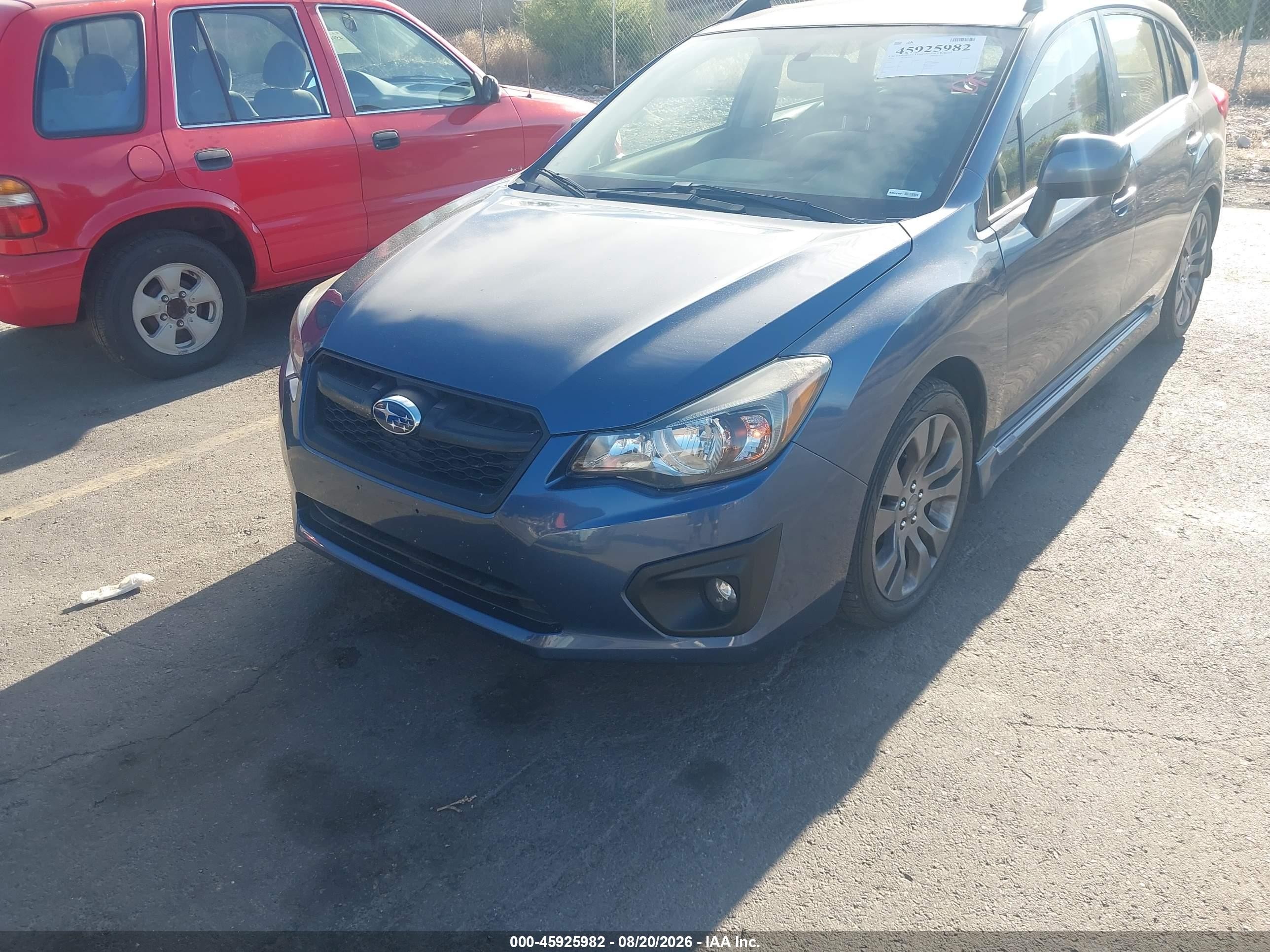 2013 Subaru Impreza   Blue vin: JF1GPAR6XD2876842