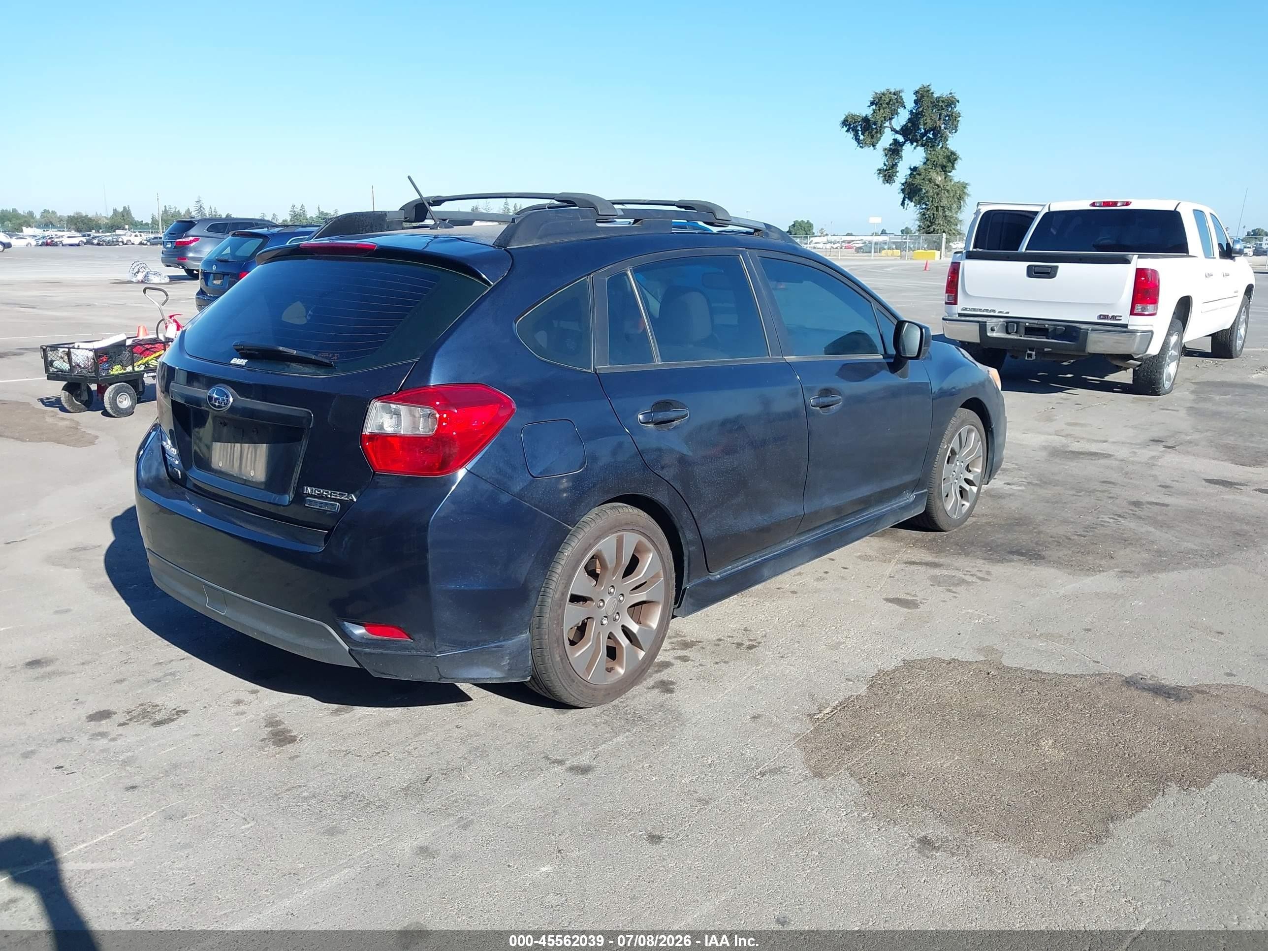 2014 Subaru Impreza 2.0i Sport Limited Dark Blue vin: JF1GPAR6XEH273338