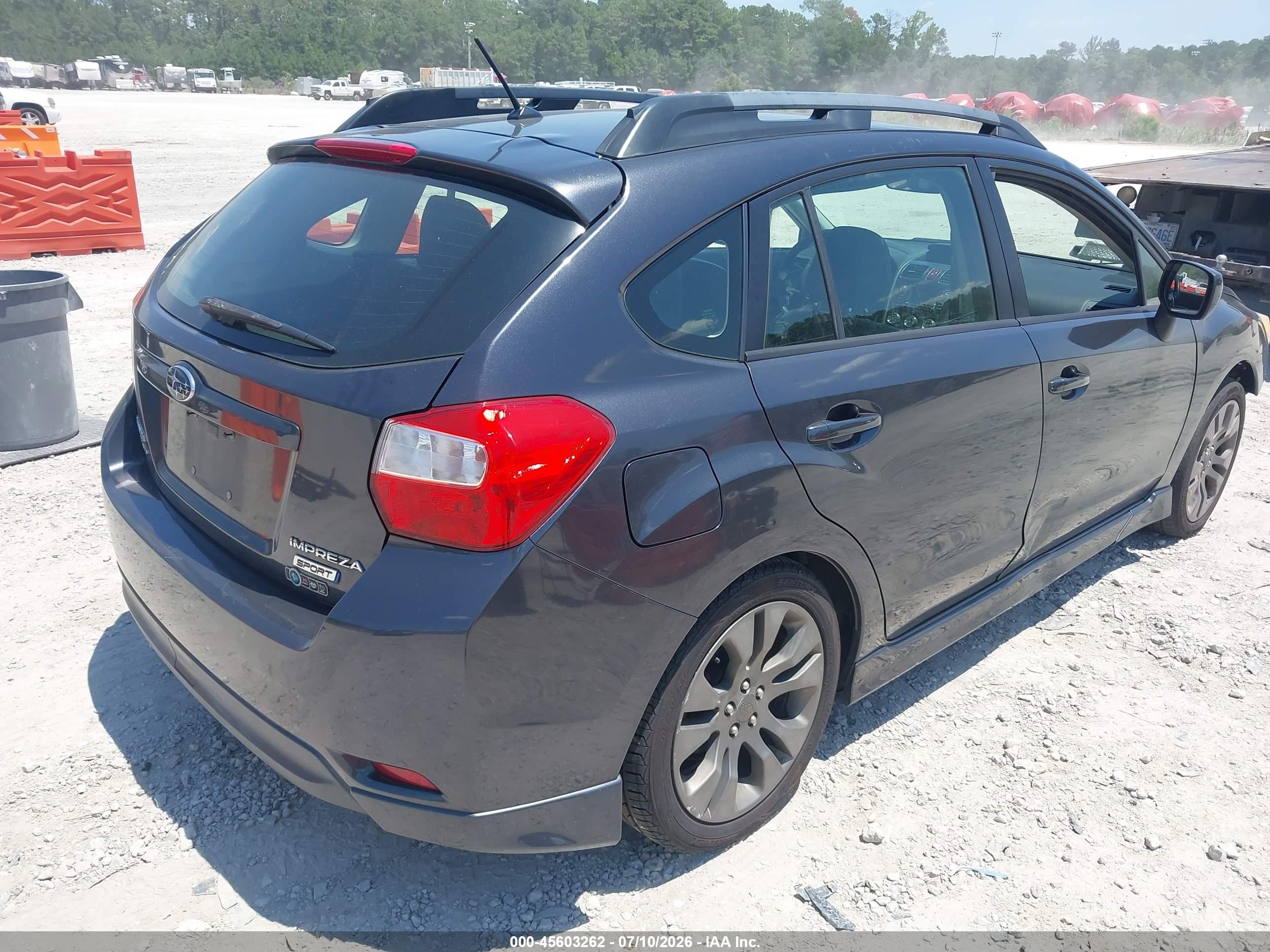 2012 Subaru Impreza 2.0i Sport Limited Gray vin: JF1GPAS60CH215424
