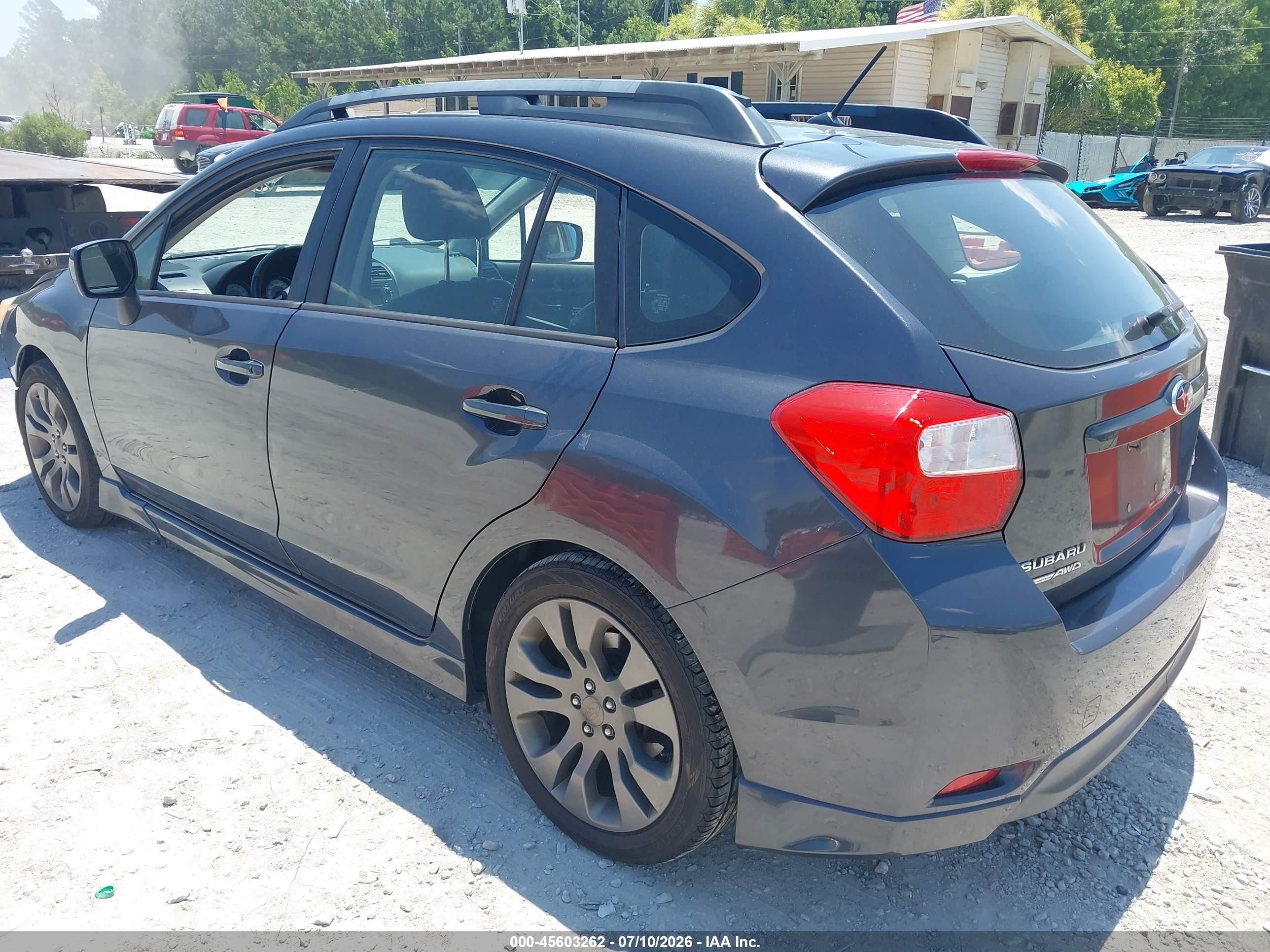 2012 Subaru Impreza 2.0i Sport Limited Gray vin: JF1GPAS60CH215424