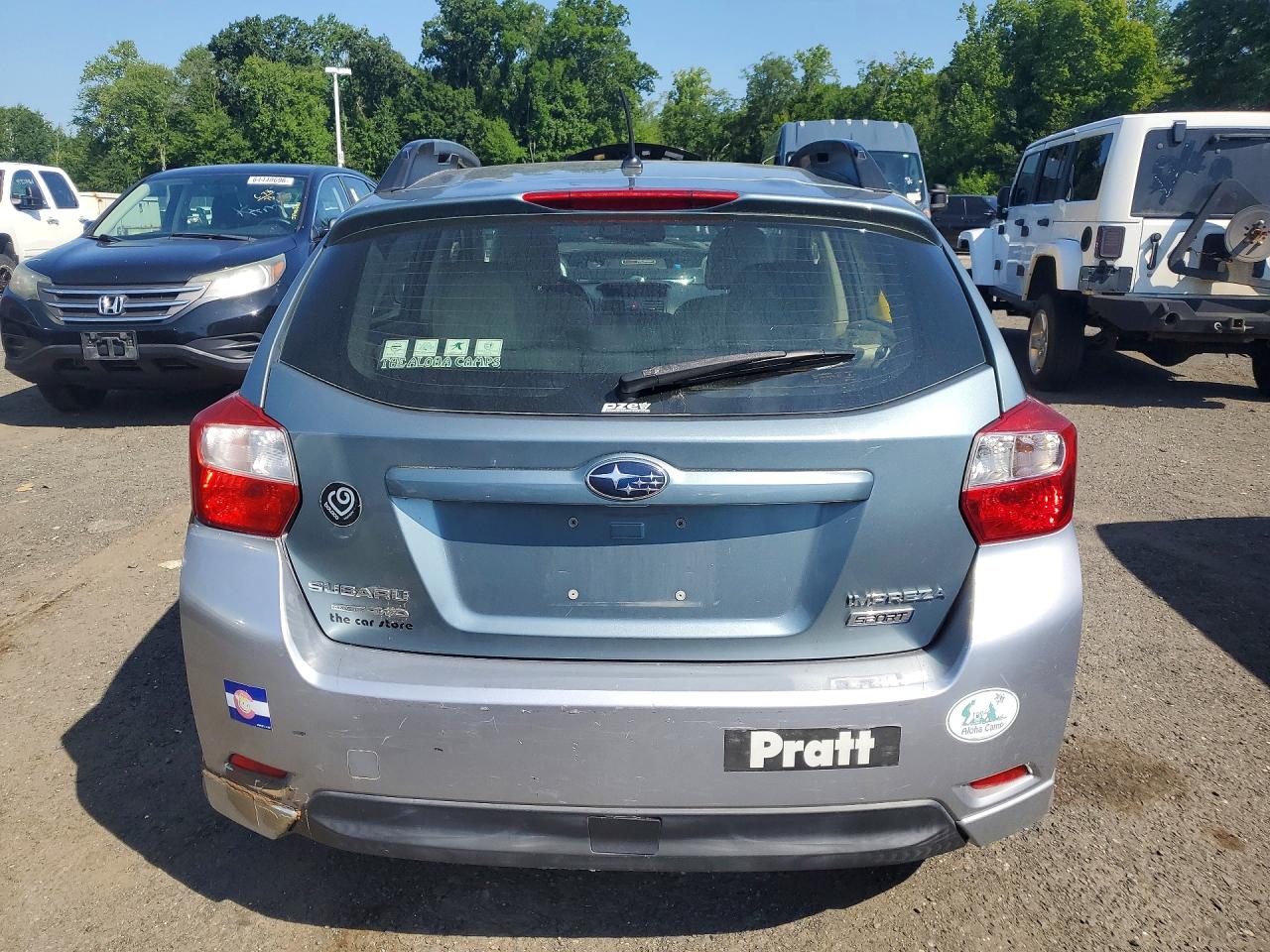 2012 Subaru Impreza Sport Limited Бирюзовый vin: JF1GPAS60CH233700