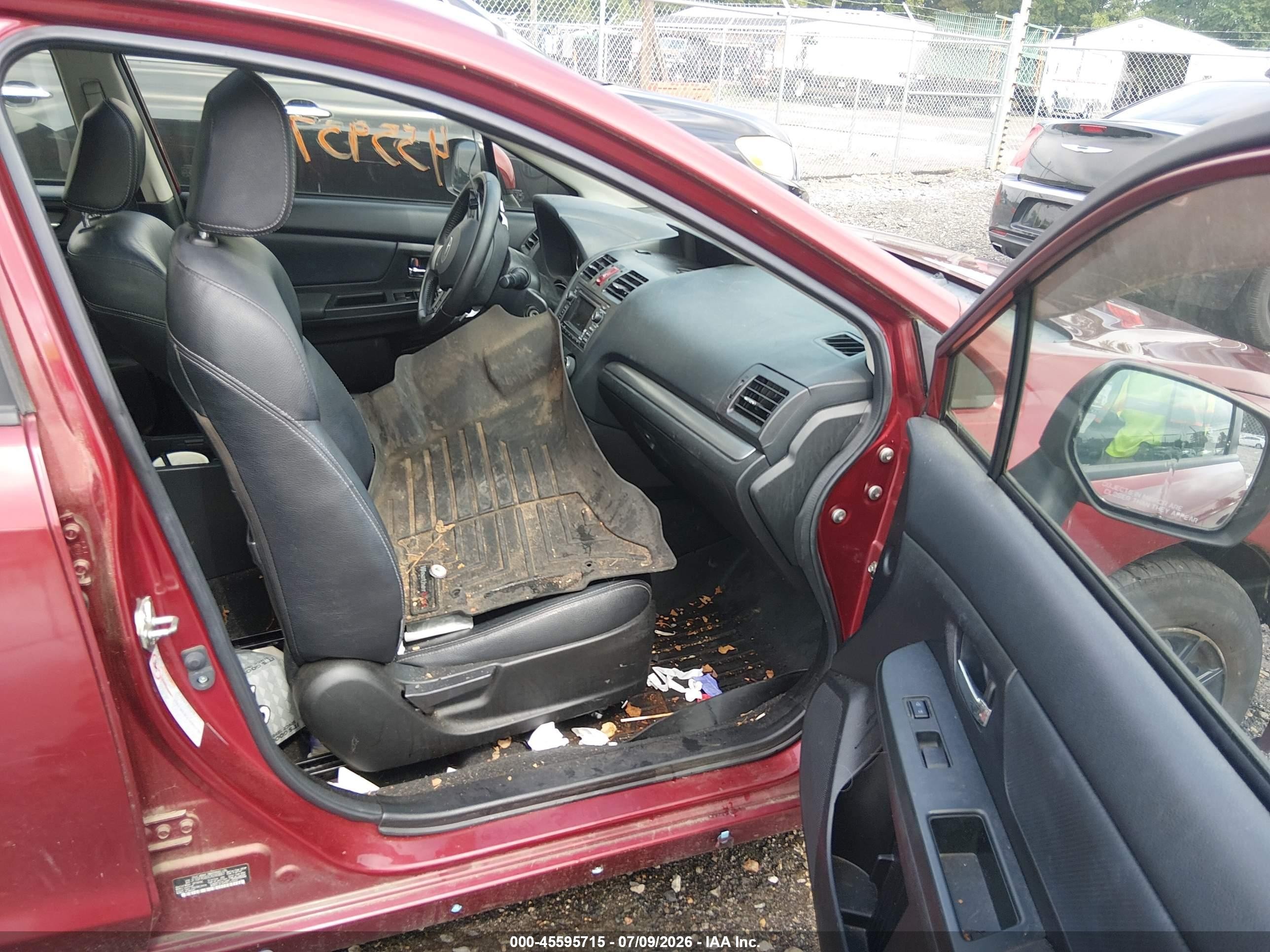 2012 Subaru Impreza 2.0i Sport Limited Burgundy vin: JF1GPAS60CH240887