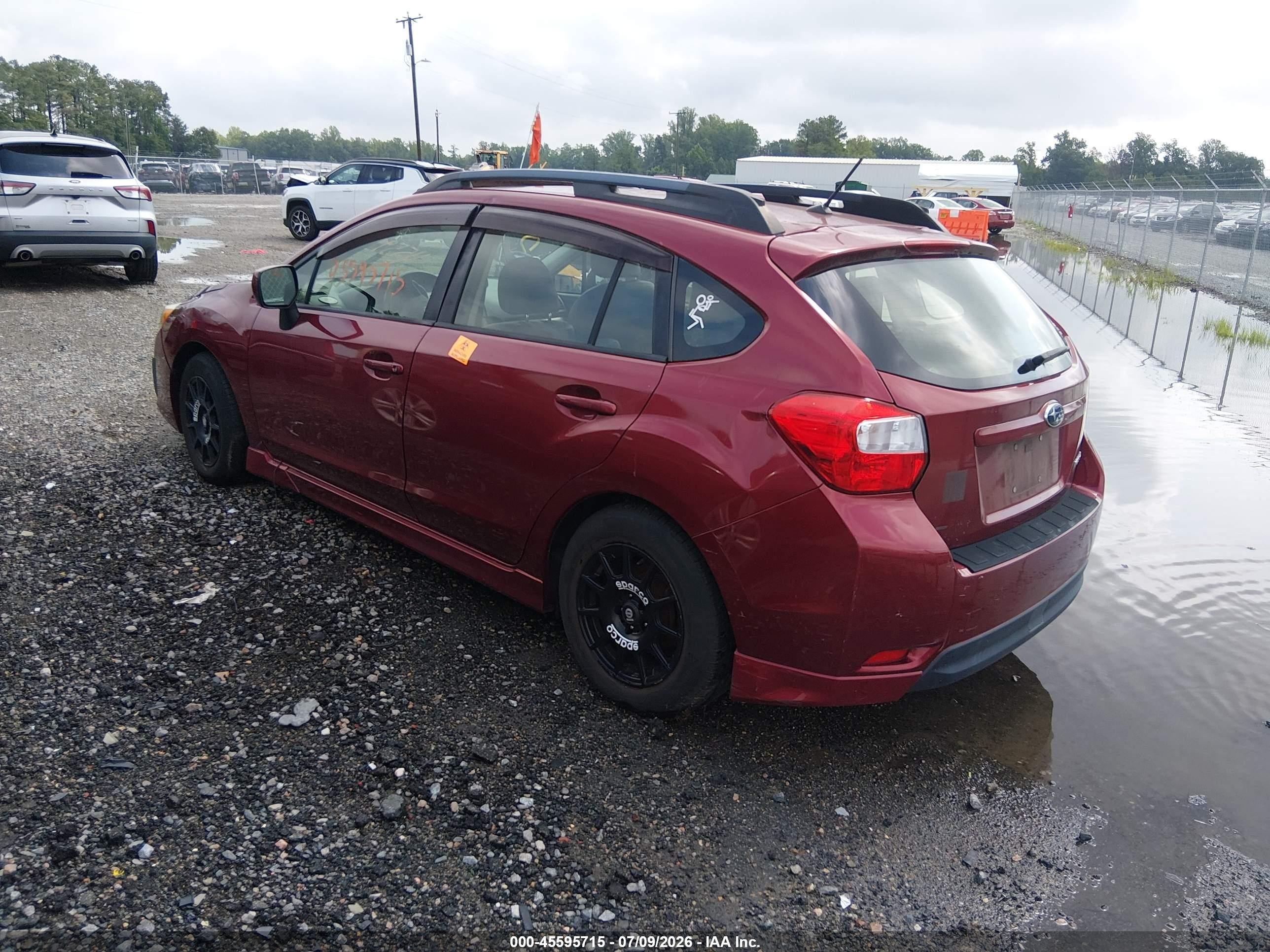 2012 Subaru Impreza 2.0i Sport Limited Burgundy vin: JF1GPAS60CH240887