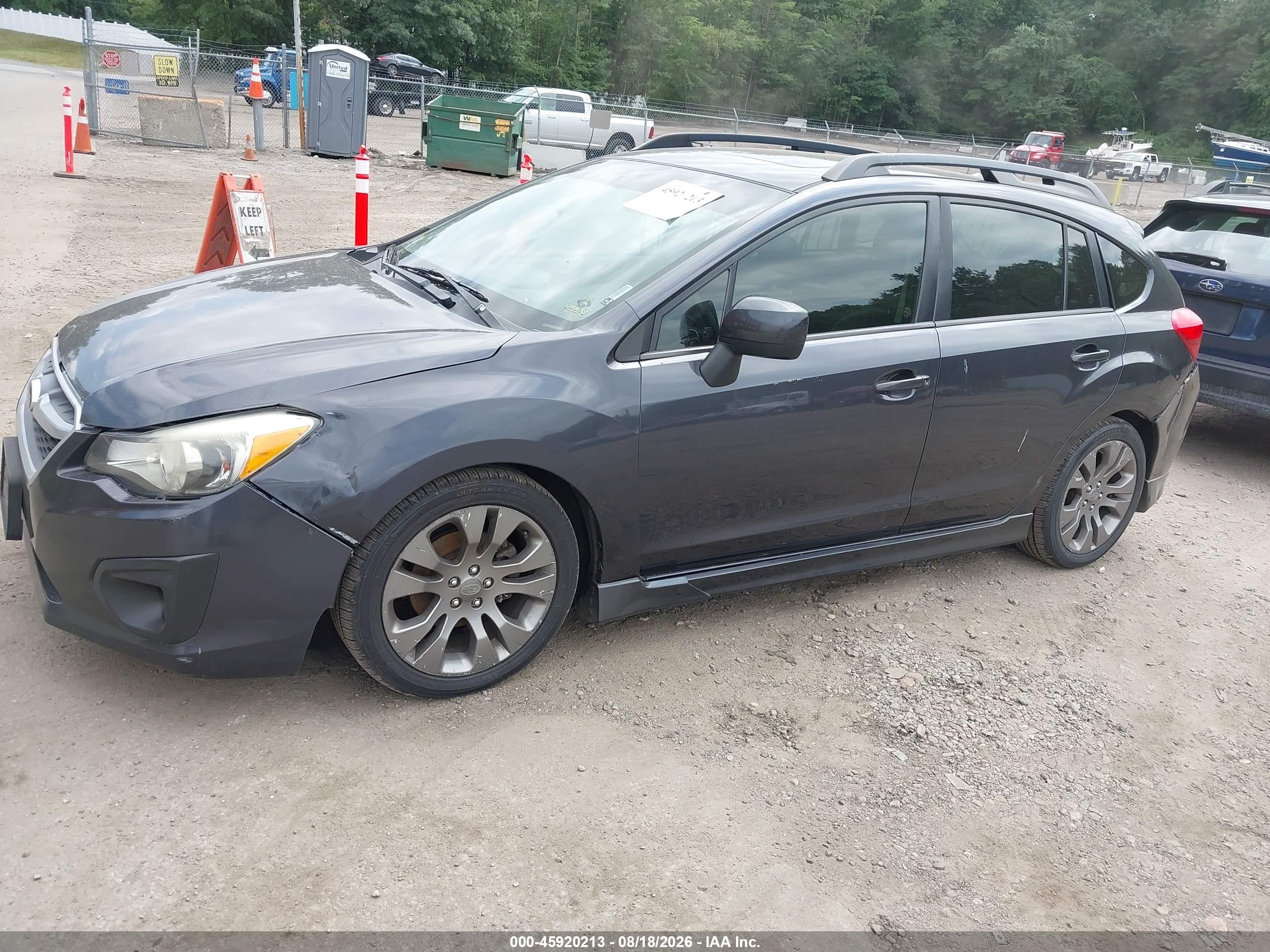 2013 Subaru Impreza 2.0i Sport Limited Gray vin: JF1GPAS60D2887844