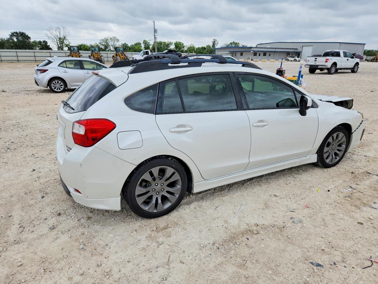 2014 Subaru Impreza Sport Limited White vin: JF1GPAS60E8278896