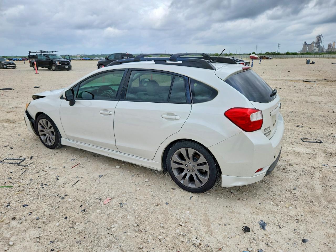 2014 Subaru Impreza Sport Limited White vin: JF1GPAS60E8278896
