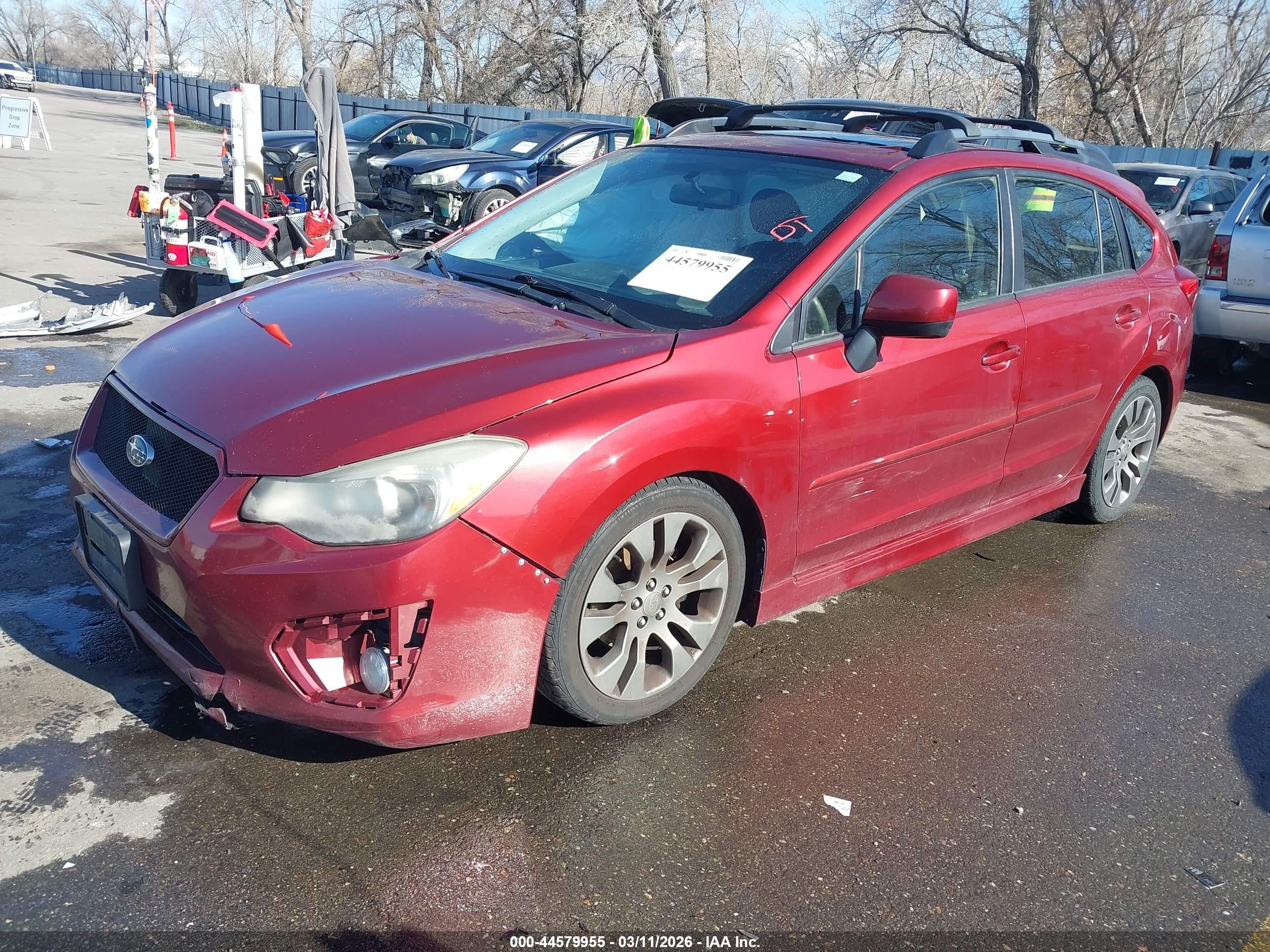 2014 Subaru Impreza 2.0i Sport Limited Красный vin: JF1GPAS62E8247830