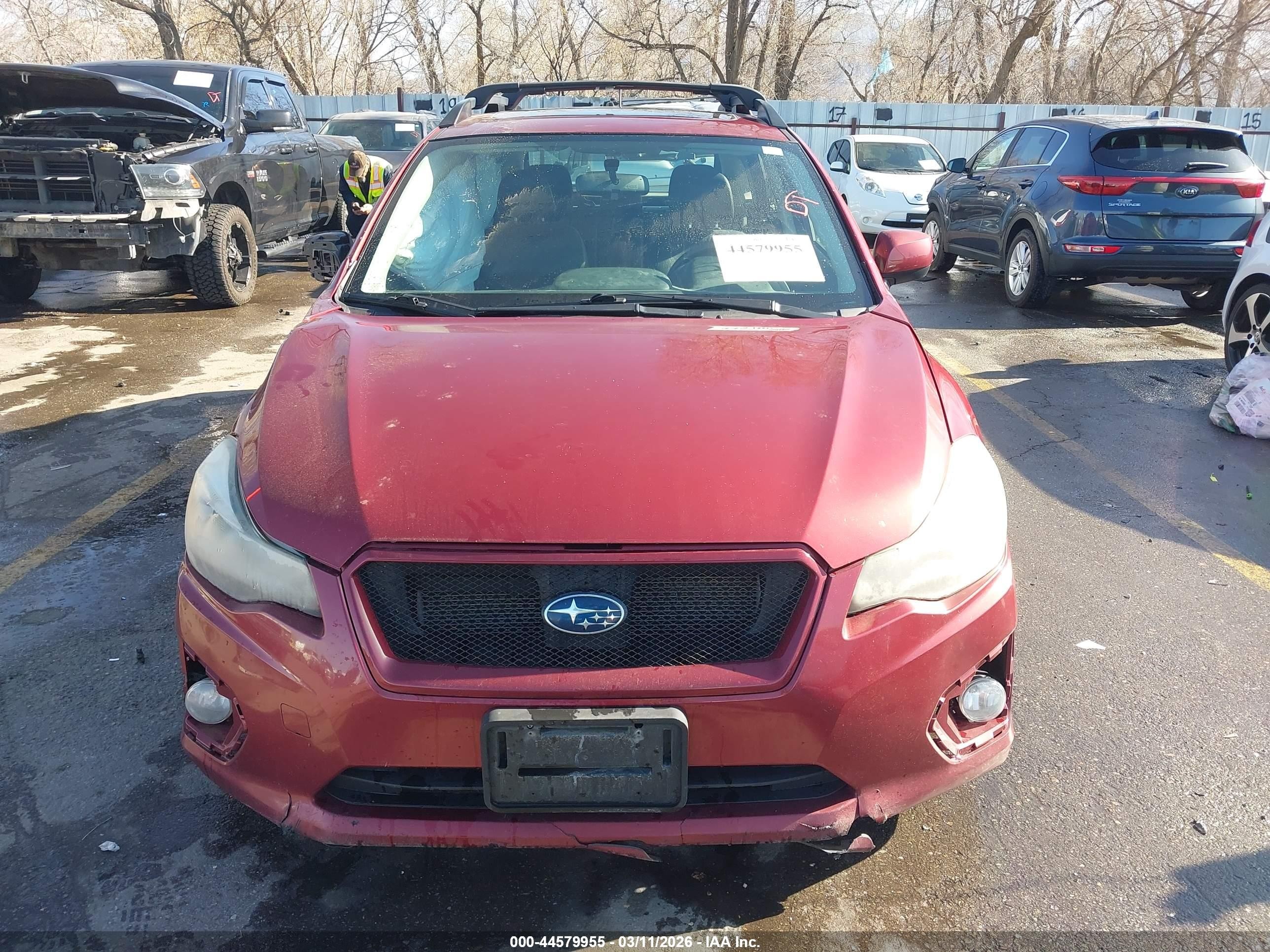 2014 Subaru Impreza 2.0i Sport Limited Красный vin: JF1GPAS62E8247830