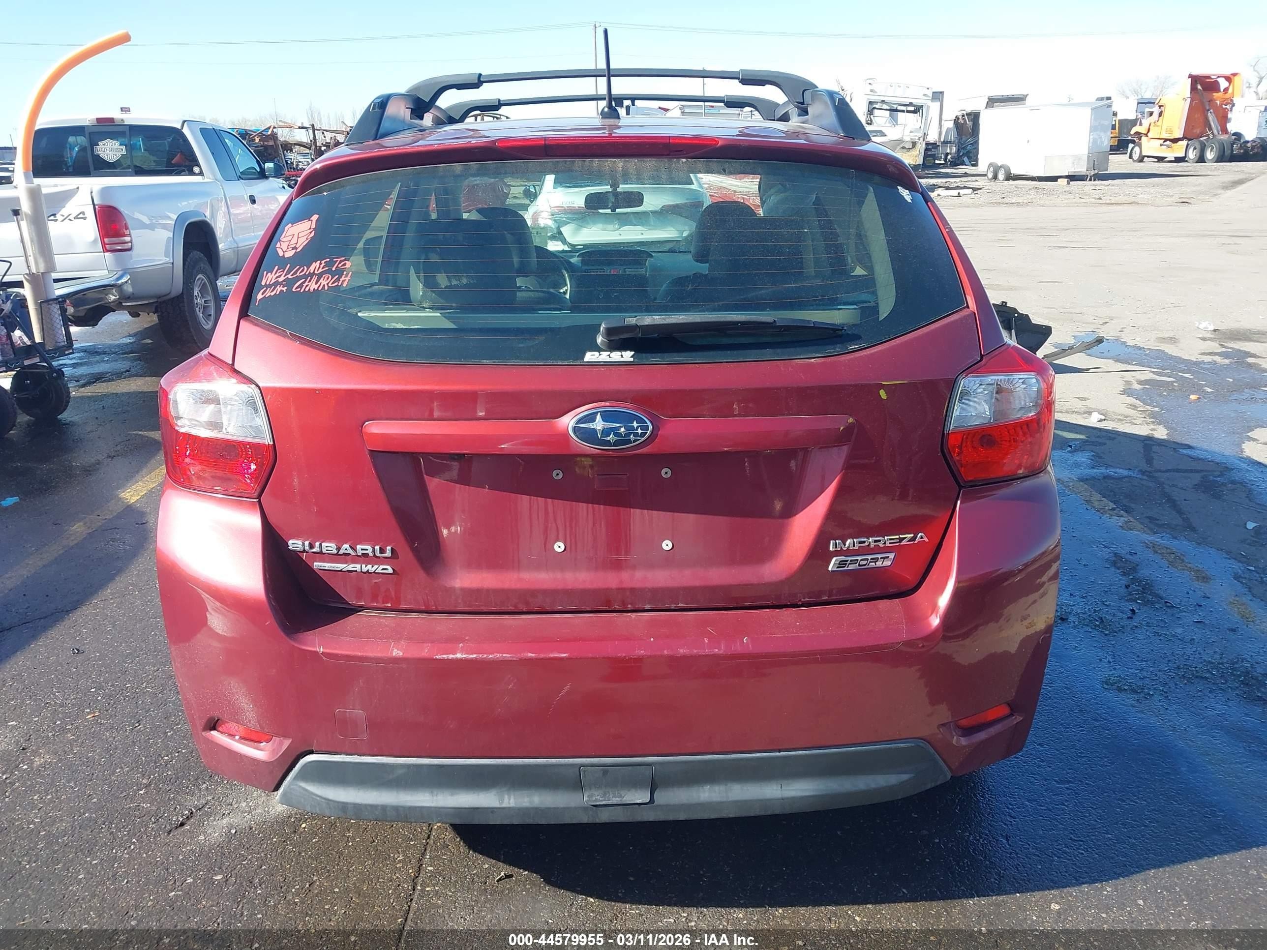2014 Subaru Impreza 2.0i Sport Limited Красный vin: JF1GPAS62E8247830