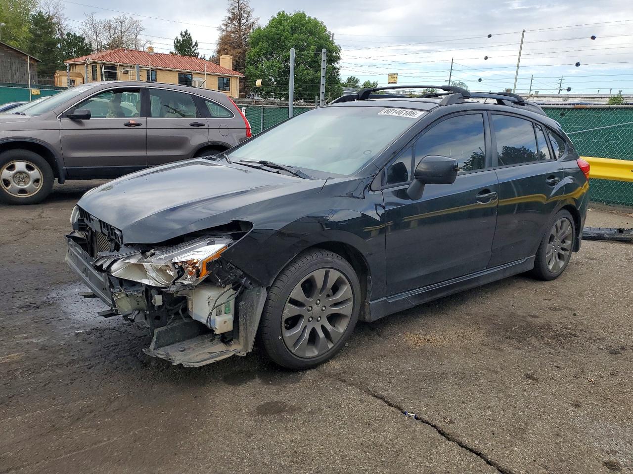 2012 Subaru Impreza Sport Limited Black vin: JF1GPAS63CH202182