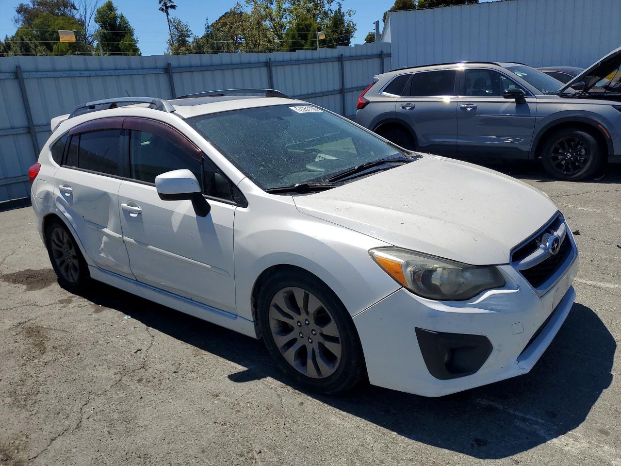 2013 Subaru Impreza Sport Limited White vin: JF1GPAS63DH831524
