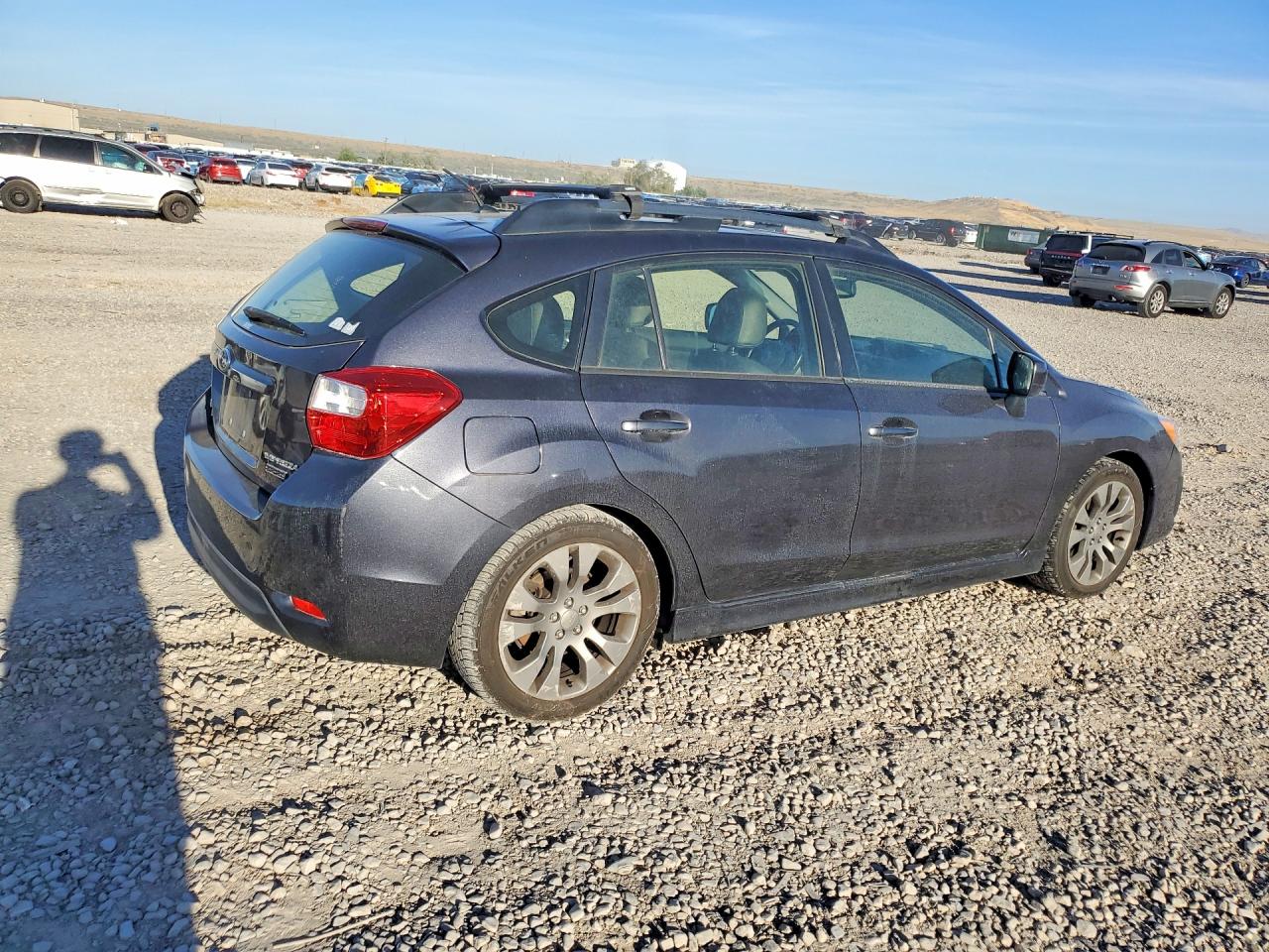 2014 Subaru Impreza Sport Limited Black vin: JF1GPAS63E8244144