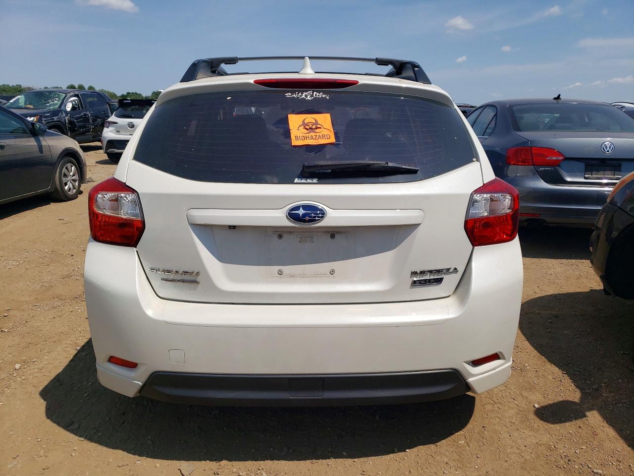 2016 Subaru Impreza Sport White vin: JF1GPAS63G8229808