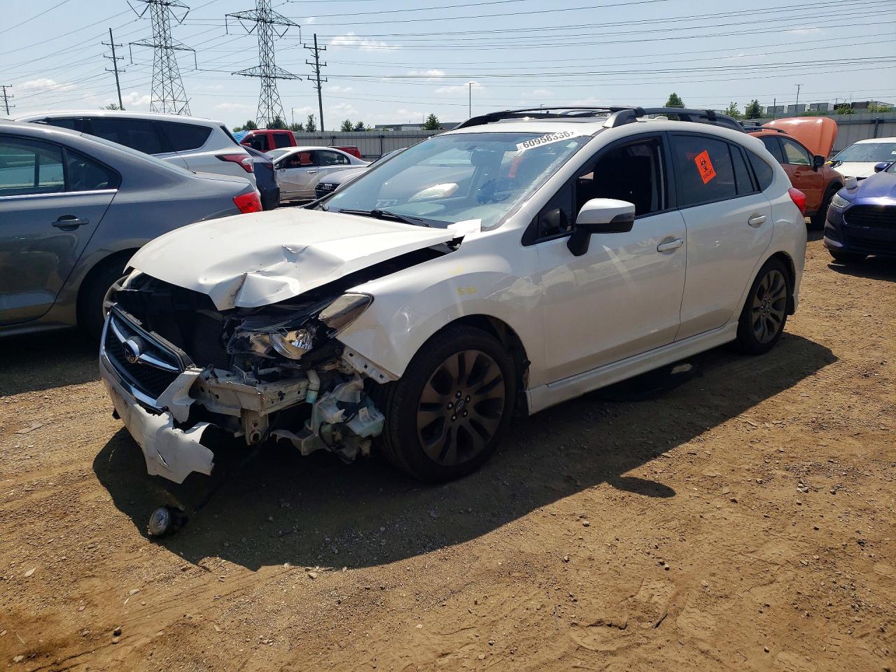 2016 Subaru Impreza Sport White vin: JF1GPAS63G8229808