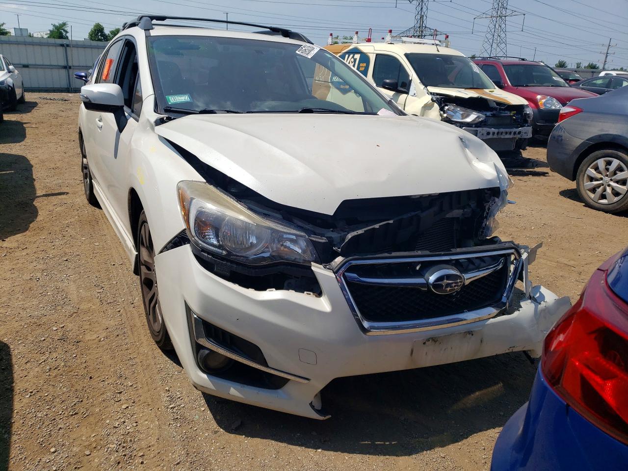 2016 Subaru Impreza Sport White vin: JF1GPAS63G8229808