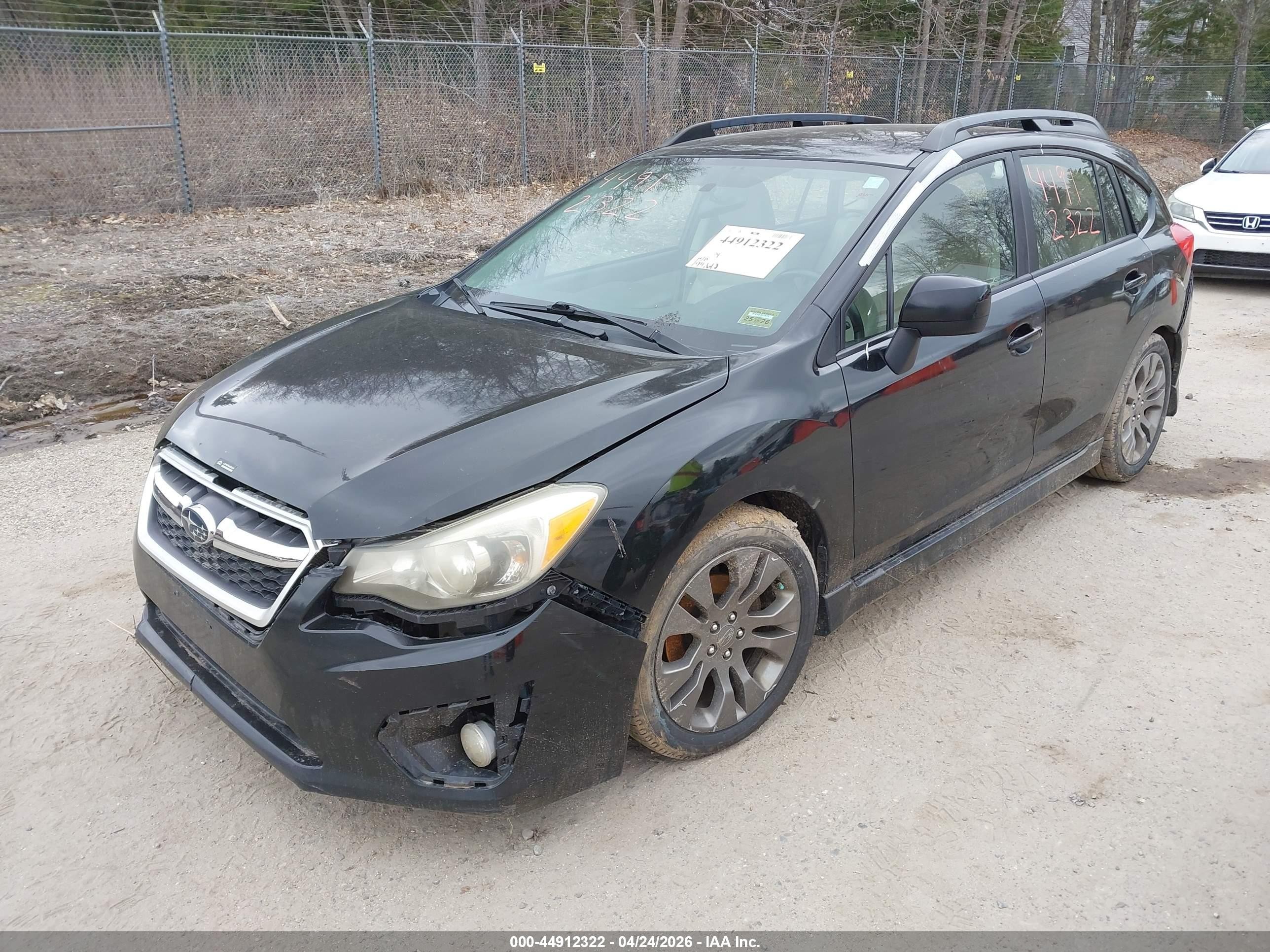 2012 Subaru Impreza 2.0i Sport Limited Black vin: JF1GPAS64CH205494