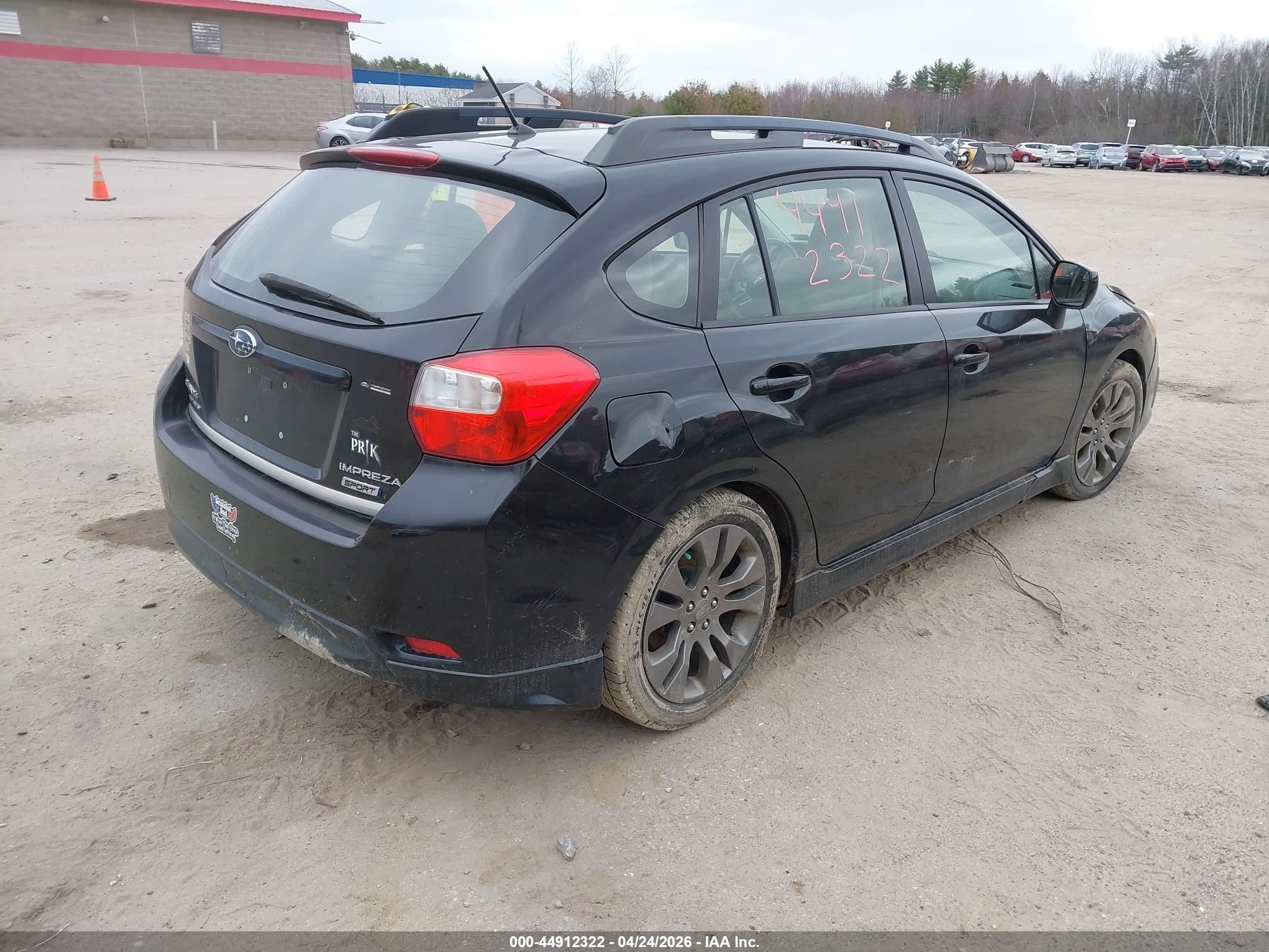 2012 Subaru Impreza 2.0i Sport Limited Black vin: JF1GPAS64CH205494