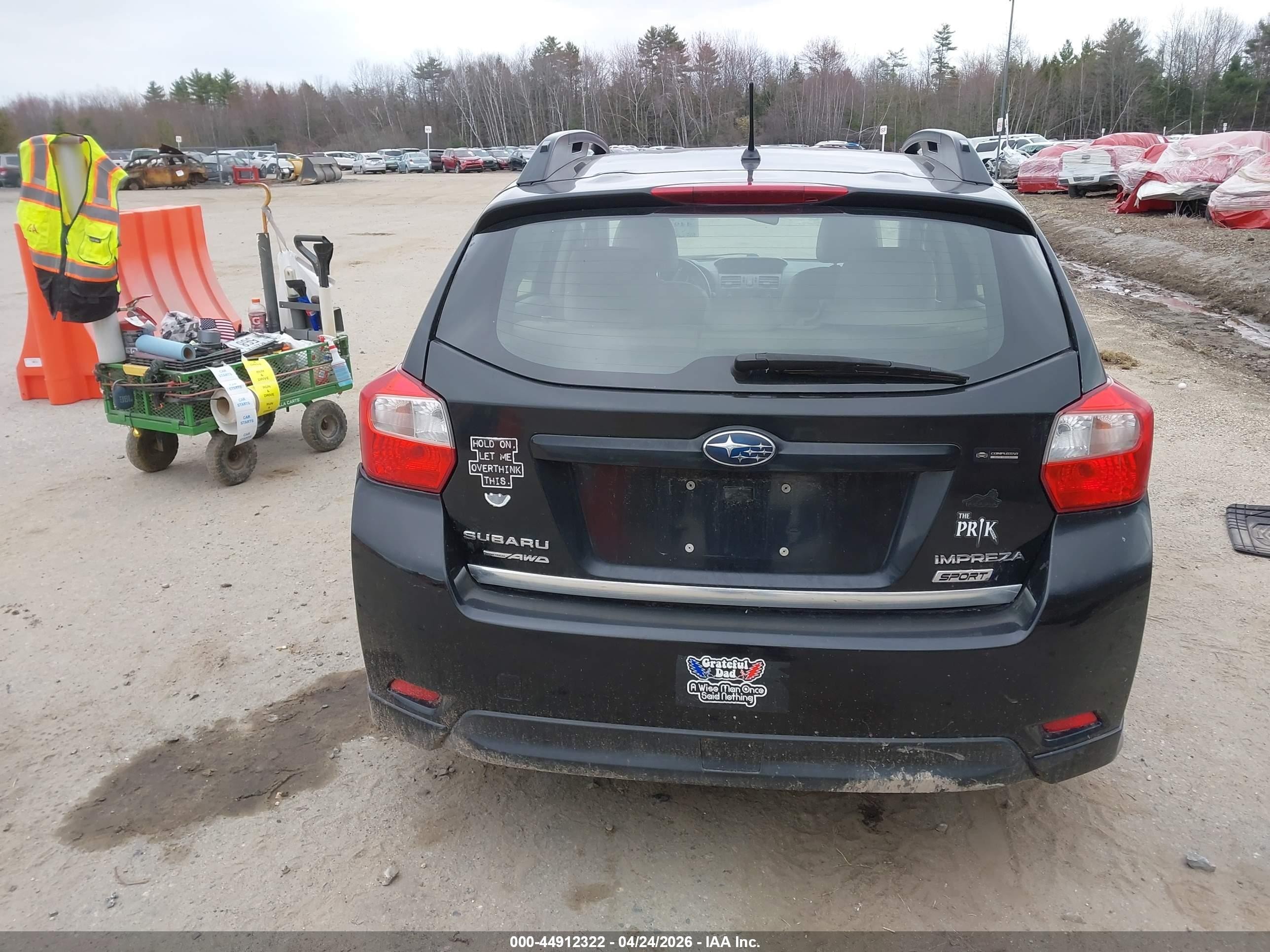 2012 Subaru Impreza 2.0i Sport Limited Black vin: JF1GPAS64CH205494