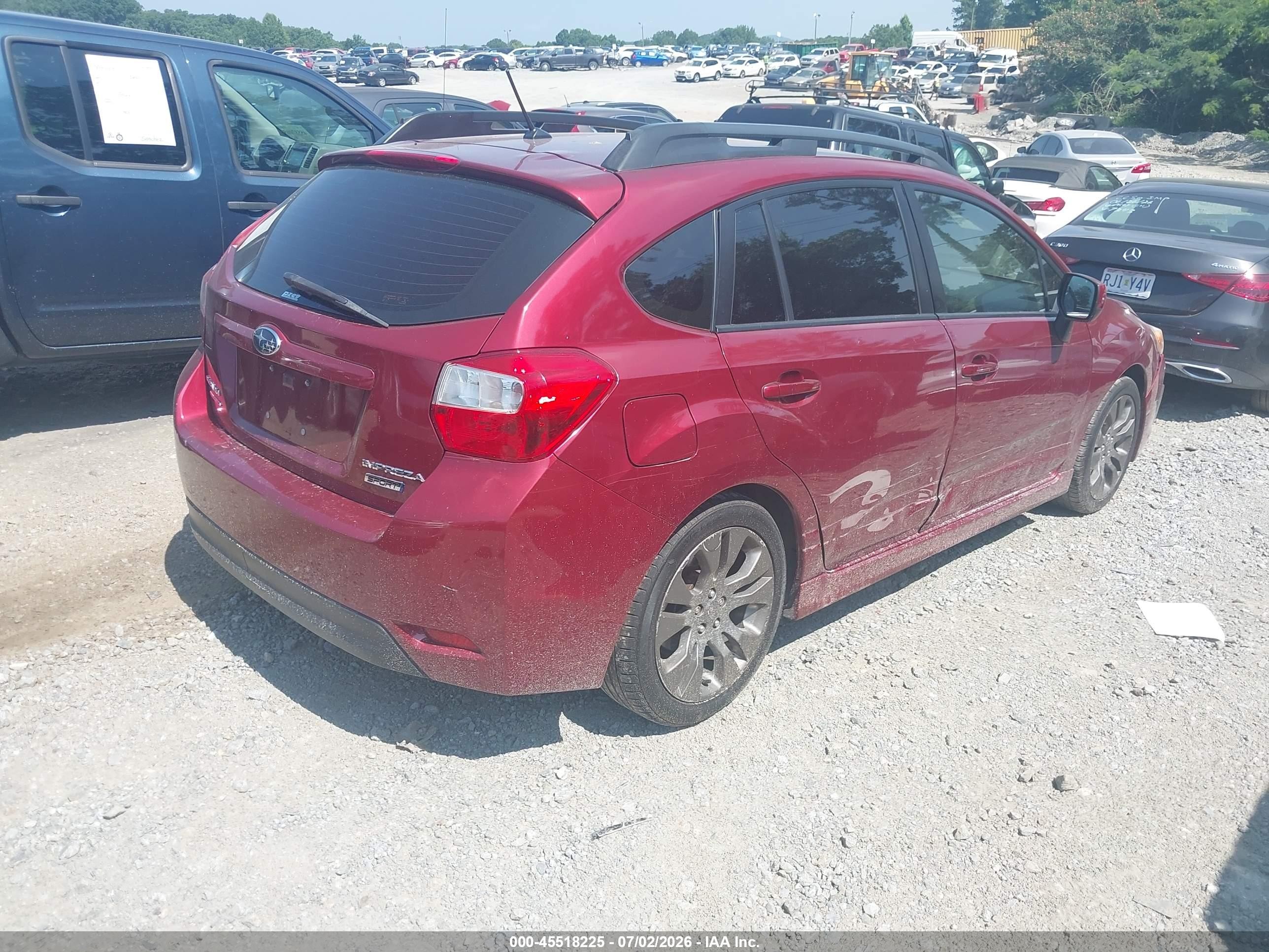 2013 Subaru Impreza 2.0i Sport Limited Red vin: JF1GPAS64D2879973