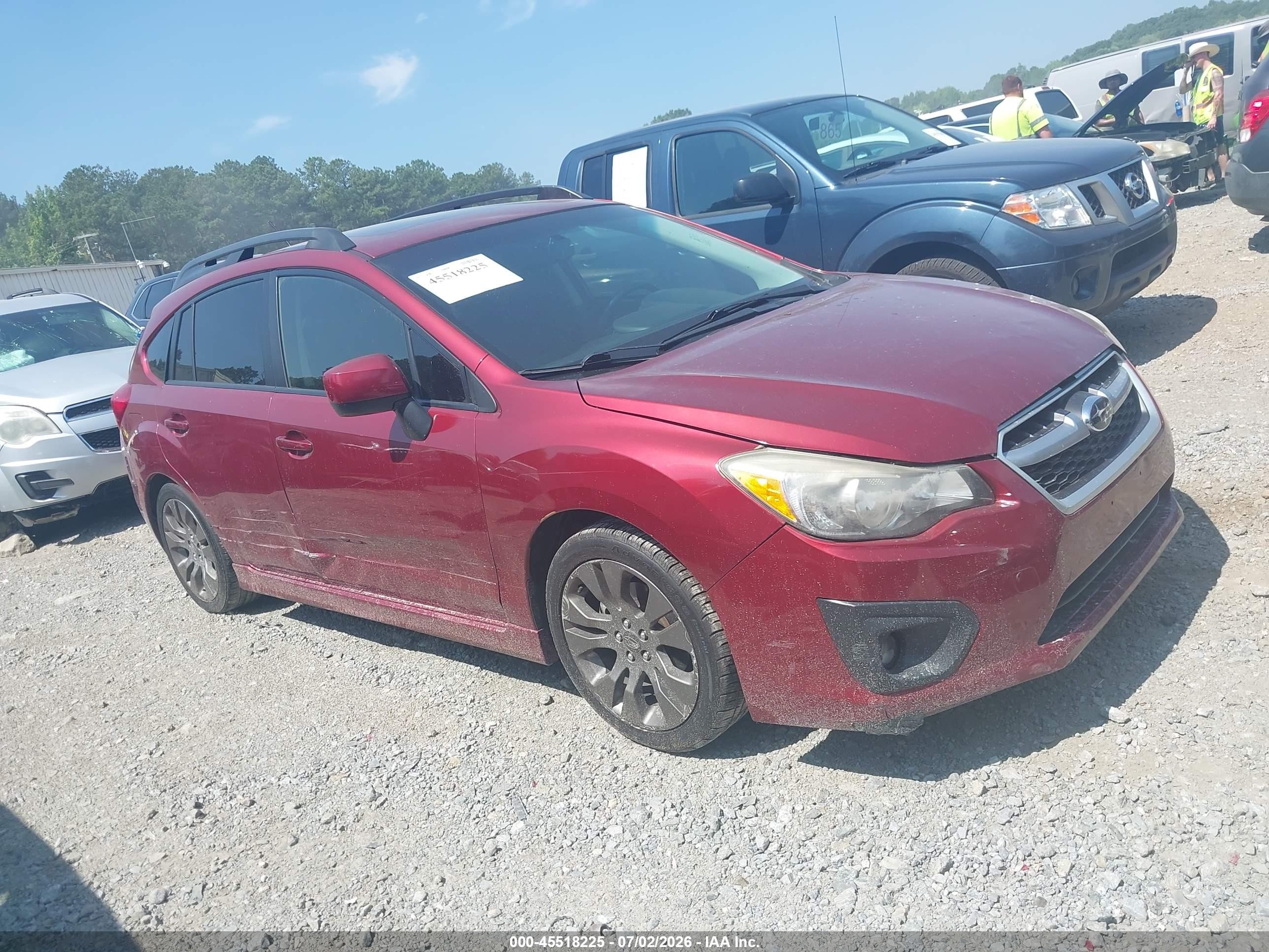 2013 Subaru Impreza 2.0i Sport Limited Red vin: JF1GPAS64D2879973