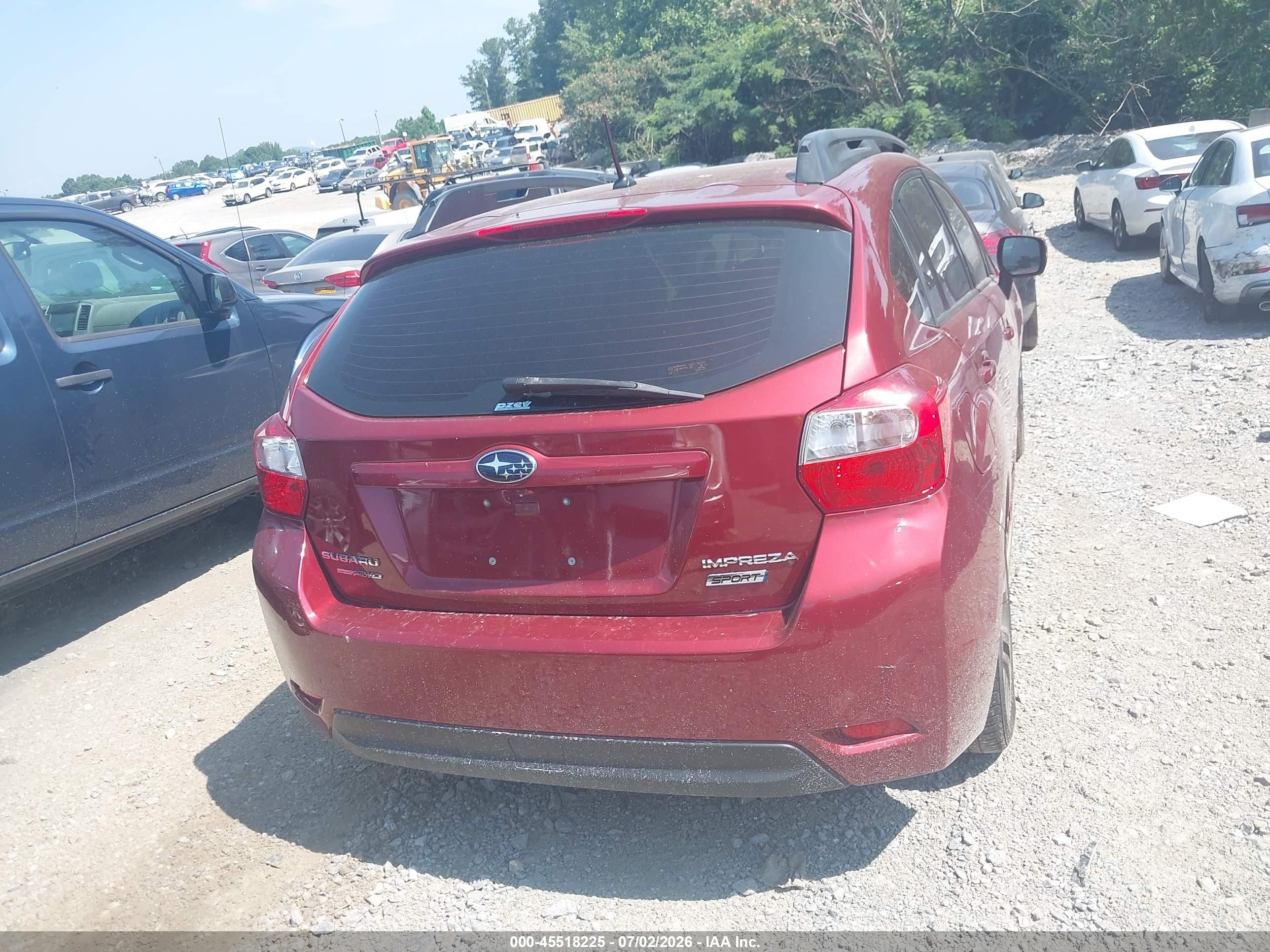 2013 Subaru Impreza 2.0i Sport Limited Red vin: JF1GPAS64D2879973